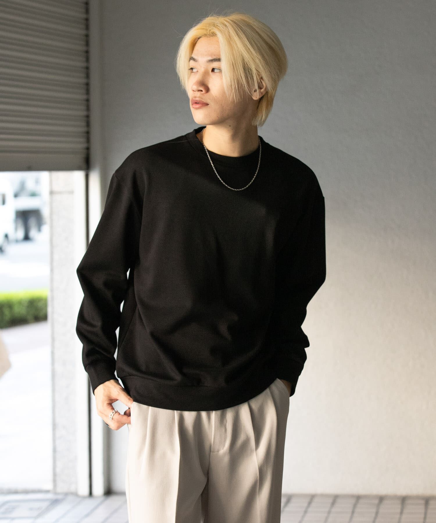 SENSE OF PLACE by URBAN RESEARCH「ダンボールポンチクルーネックスウェット」|スウェット・ジャージ|