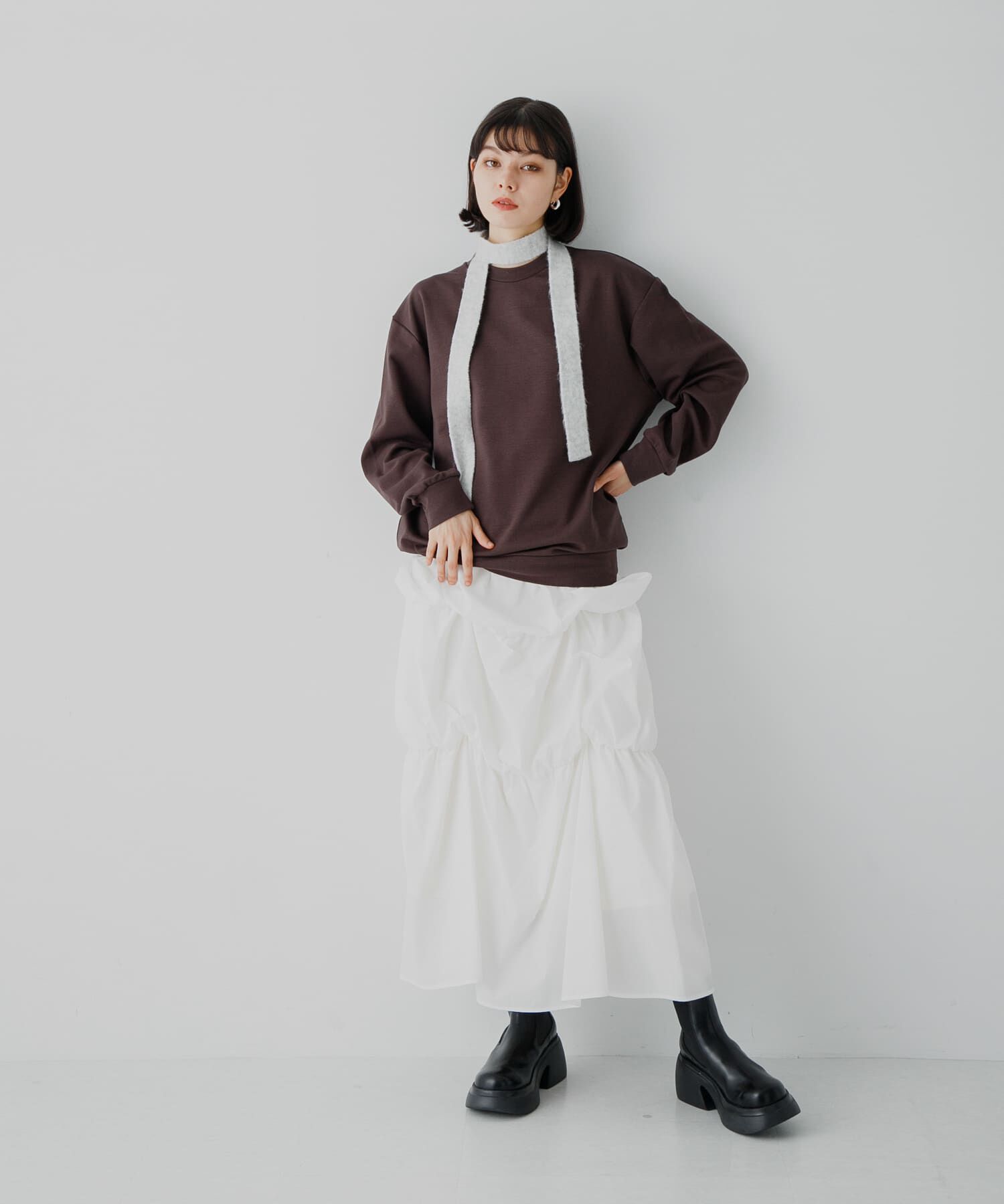 SENSE OF PLACE by URBAN RESEARCH「ダンボールポンチクルーネックスウェット」|スウェット・ジャージ|