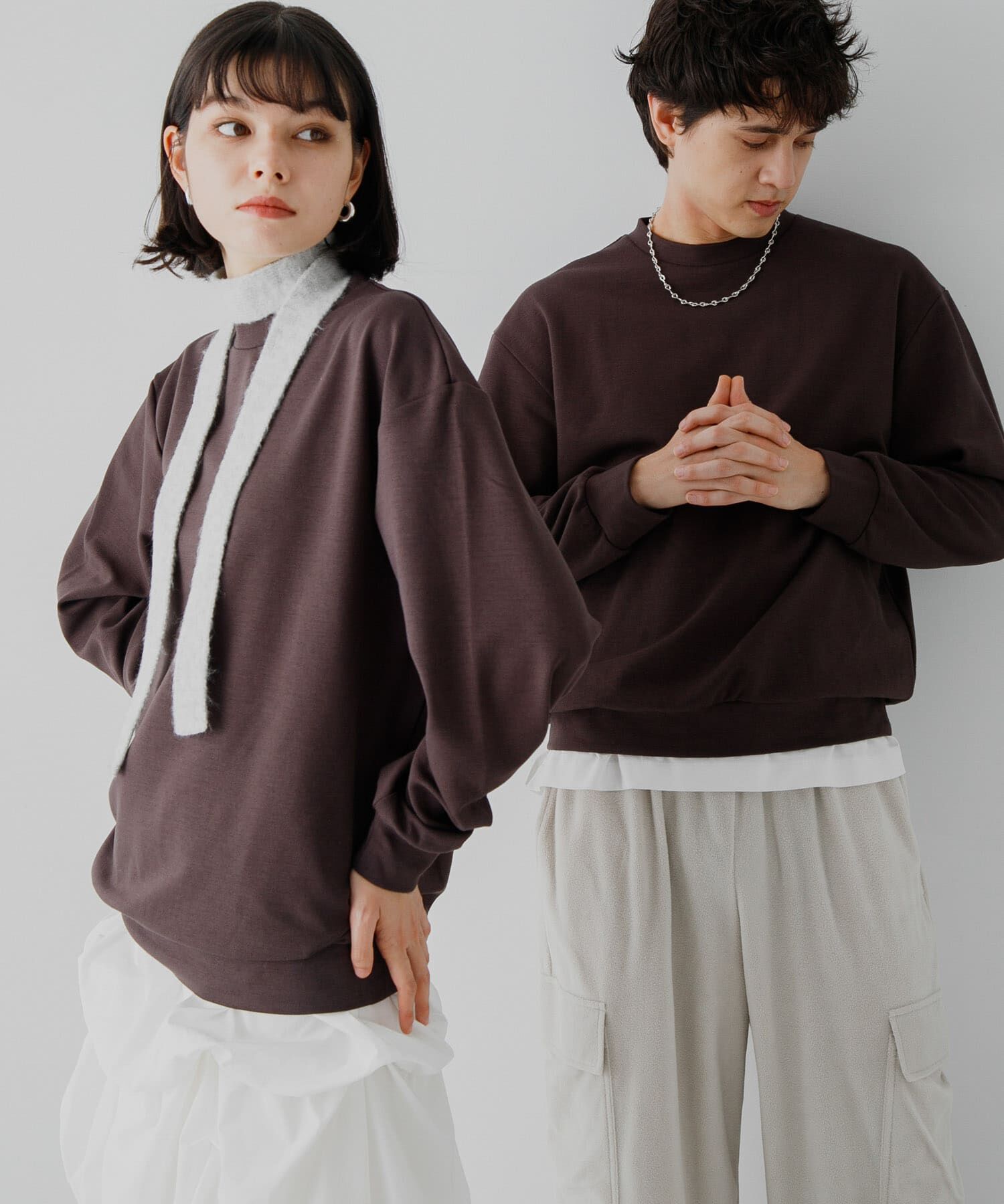 SENSE OF PLACE by URBAN RESEARCH「ダンボールポンチクルーネックスウェット」|スウェット・ジャージ|