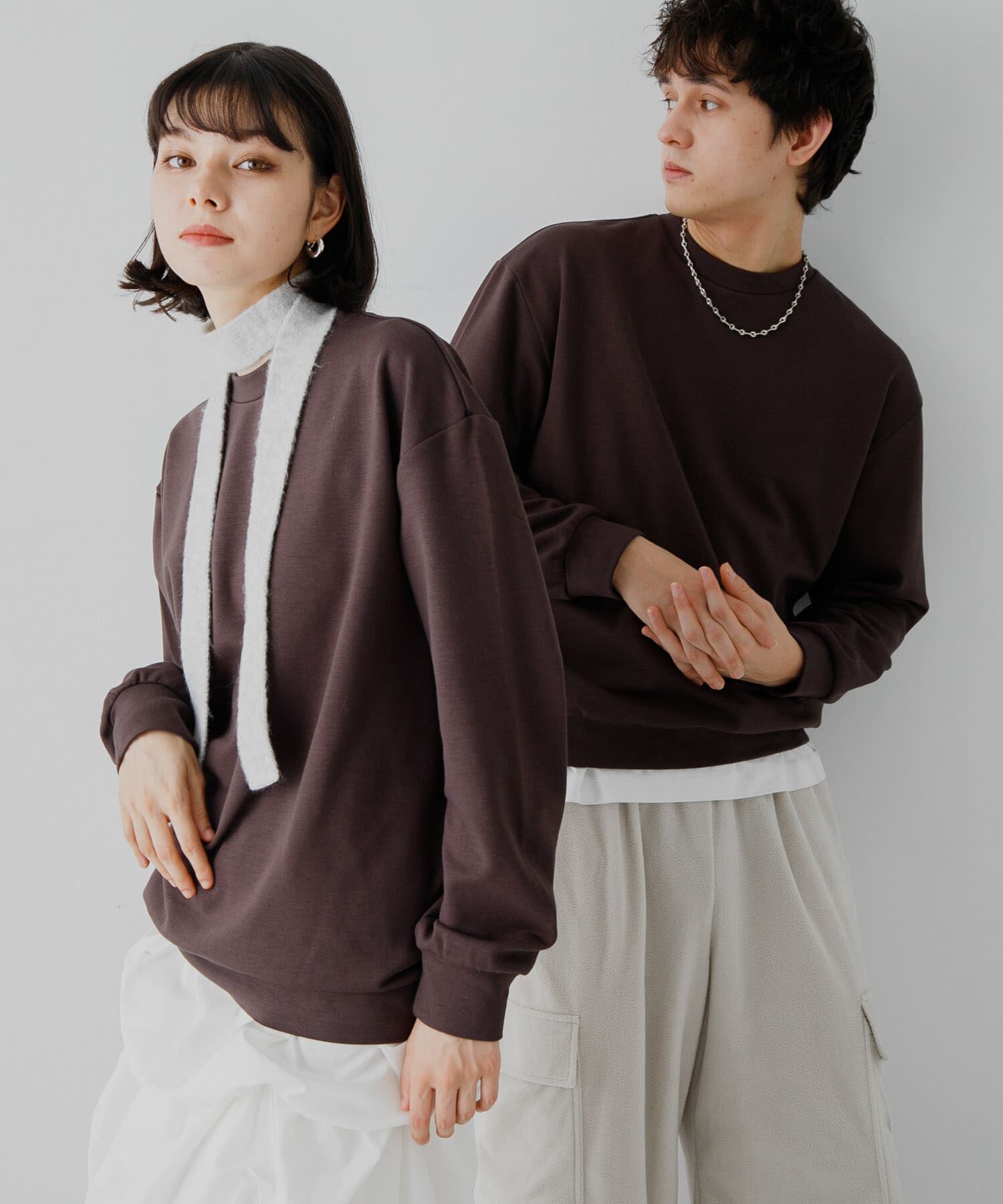 SENSE OF PLACE by URBAN RESEARCH「ダンボールポンチクルーネックスウェット」|スウェット・ジャージ|