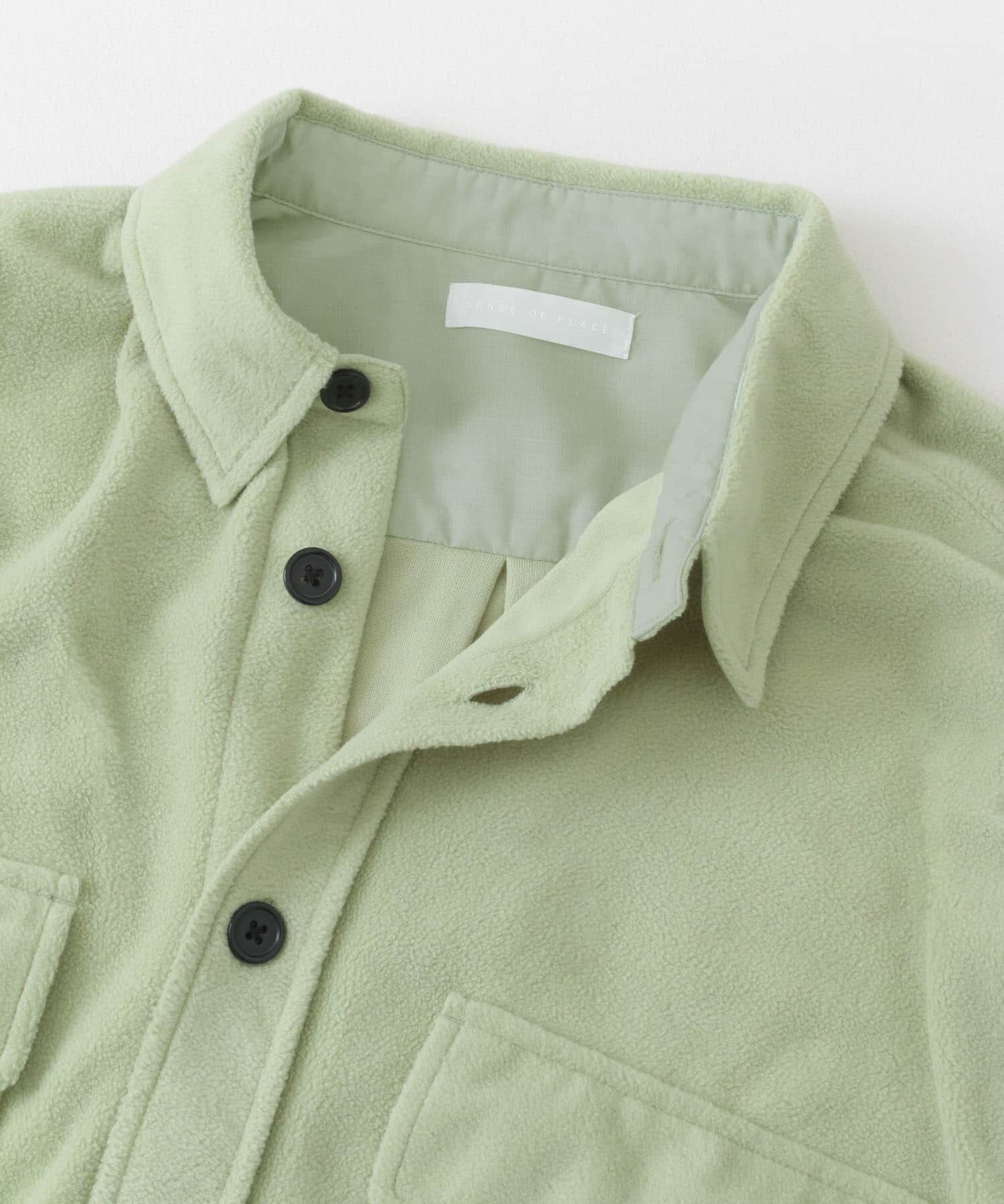 SENSE OF PLACE by URBAN RESEARCH「フリースフラップルーズシャツ」|シャツ・ブラウス|