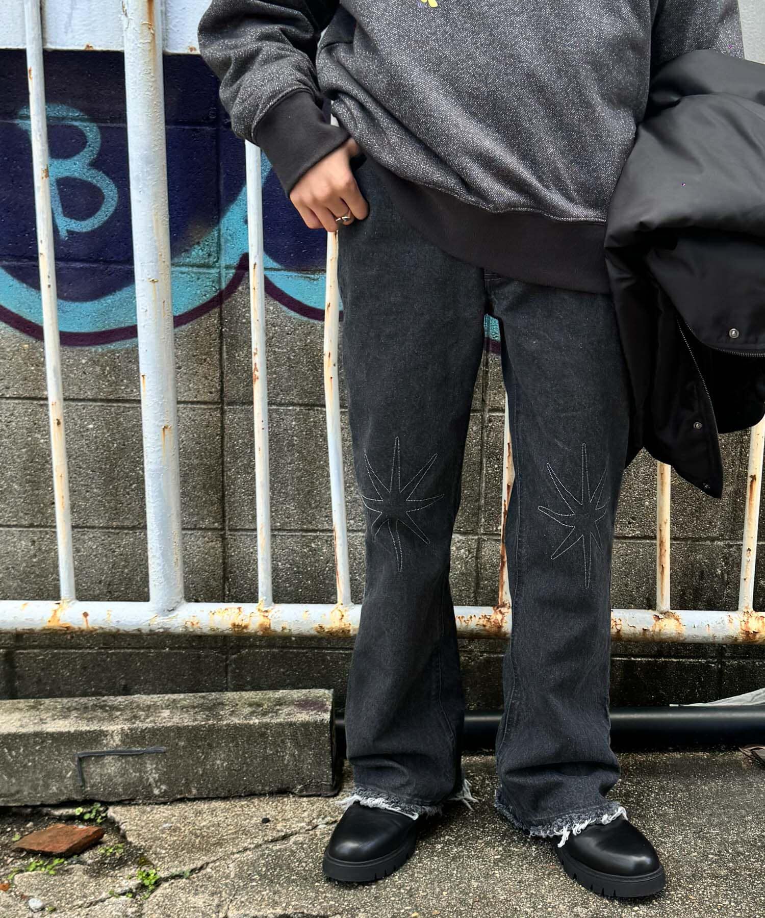 SENSE OF PLACE by URBAN RESEARCH「『別注』SHUHEI KOKI&times;SENSE OF PLACE　フレアデニム」|デニム|