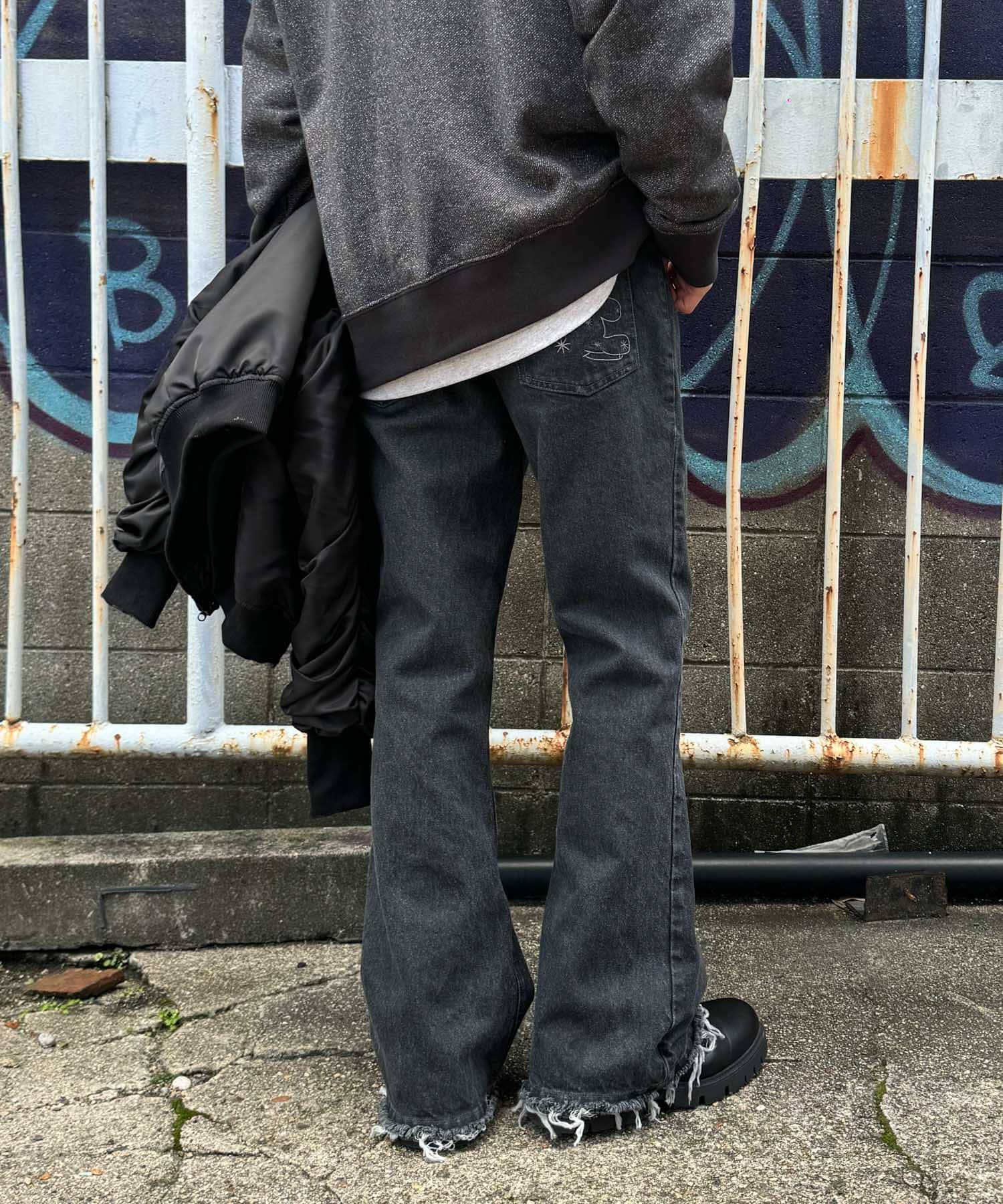 SENSE OF PLACE by URBAN RESEARCH「『別注』SHUHEI KOKI&times;SENSE OF PLACE　フレアデニム」|デニム|