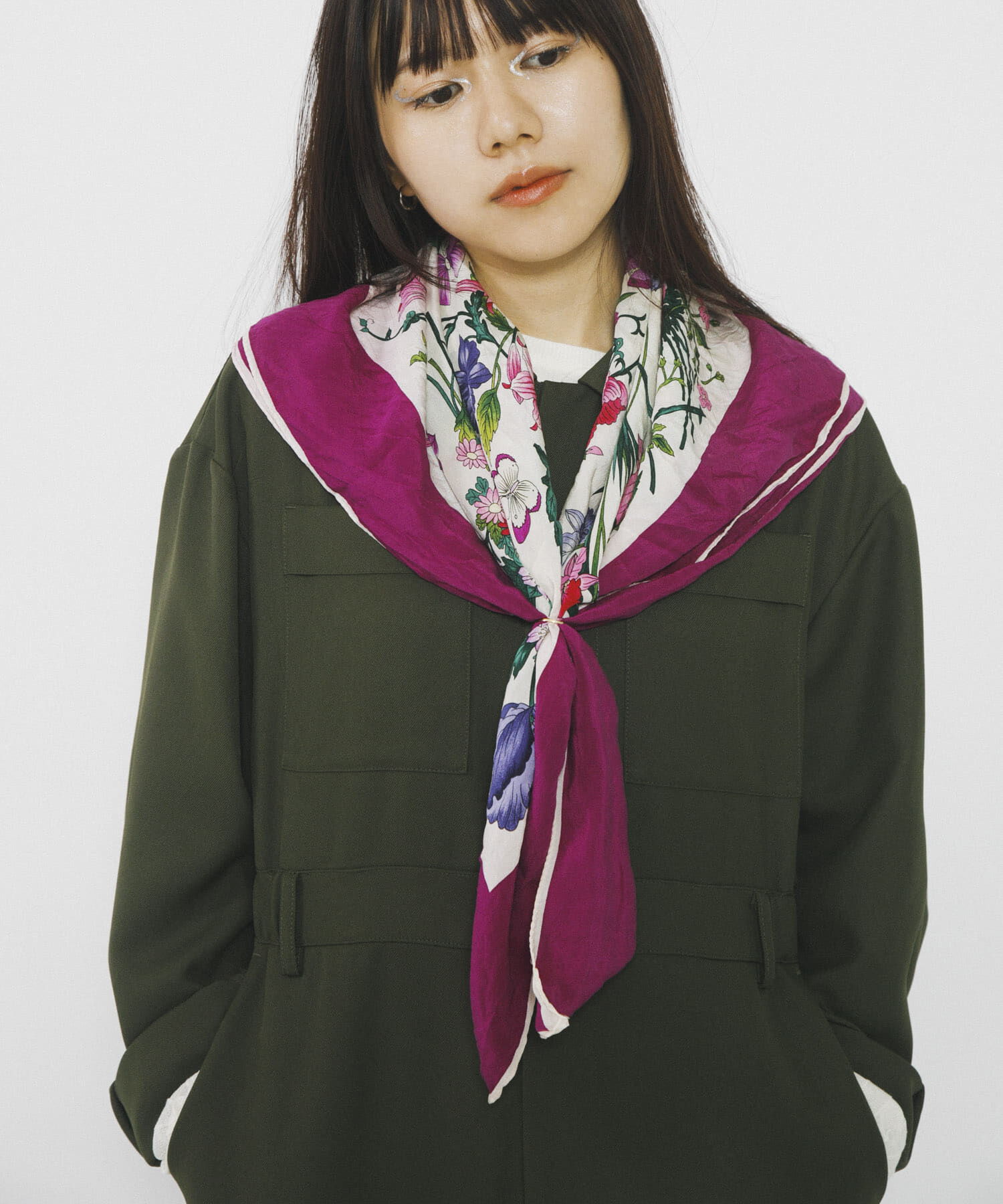 SENSE OF PLACE by URBAN RESEARCH「『別注』さらさ&times;SENSE OF PLACE　ソフトツイルジャンプスーツ」|スカート|