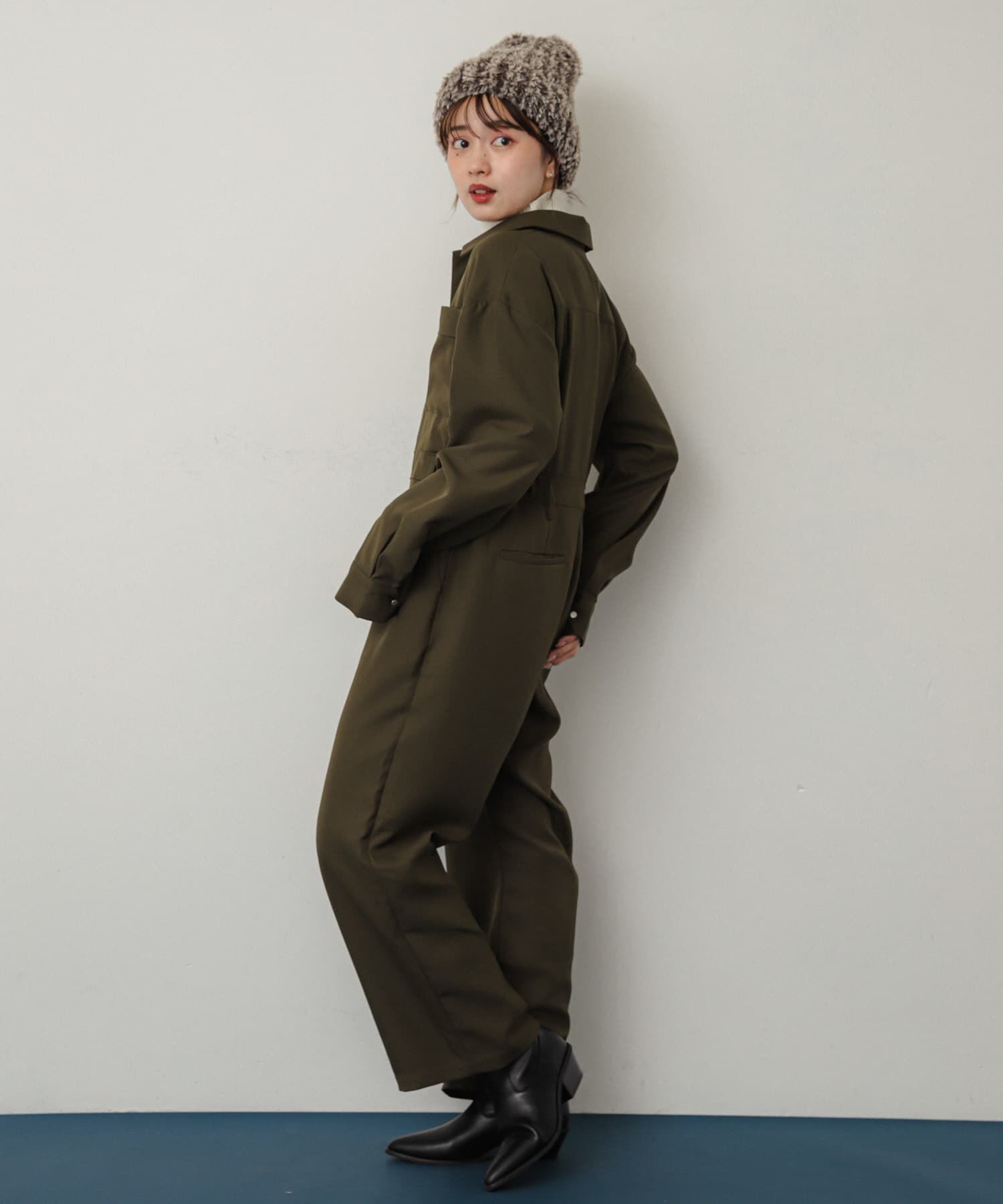 SENSE OF PLACE by URBAN RESEARCH「『別注』さらさ&times;SENSE OF PLACE　ソフトツイルジャンプスーツ」|スカート|