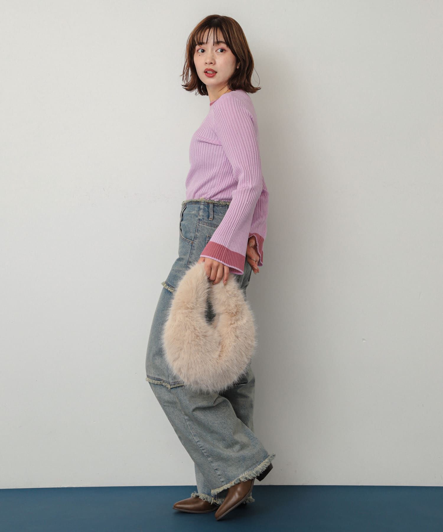 SENSE OF PLACE by URBAN RESEARCH「ファーラウンドバッグ」|ハンドバッグ|