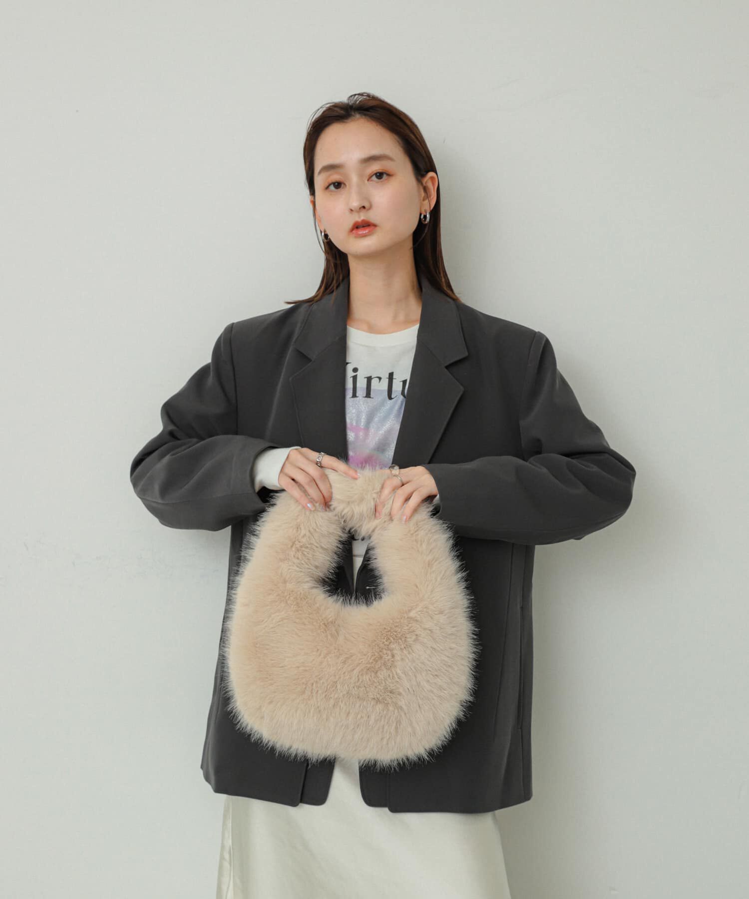 SENSE OF PLACE by URBAN RESEARCH「ファーラウンドバッグ」|ハンドバッグ|