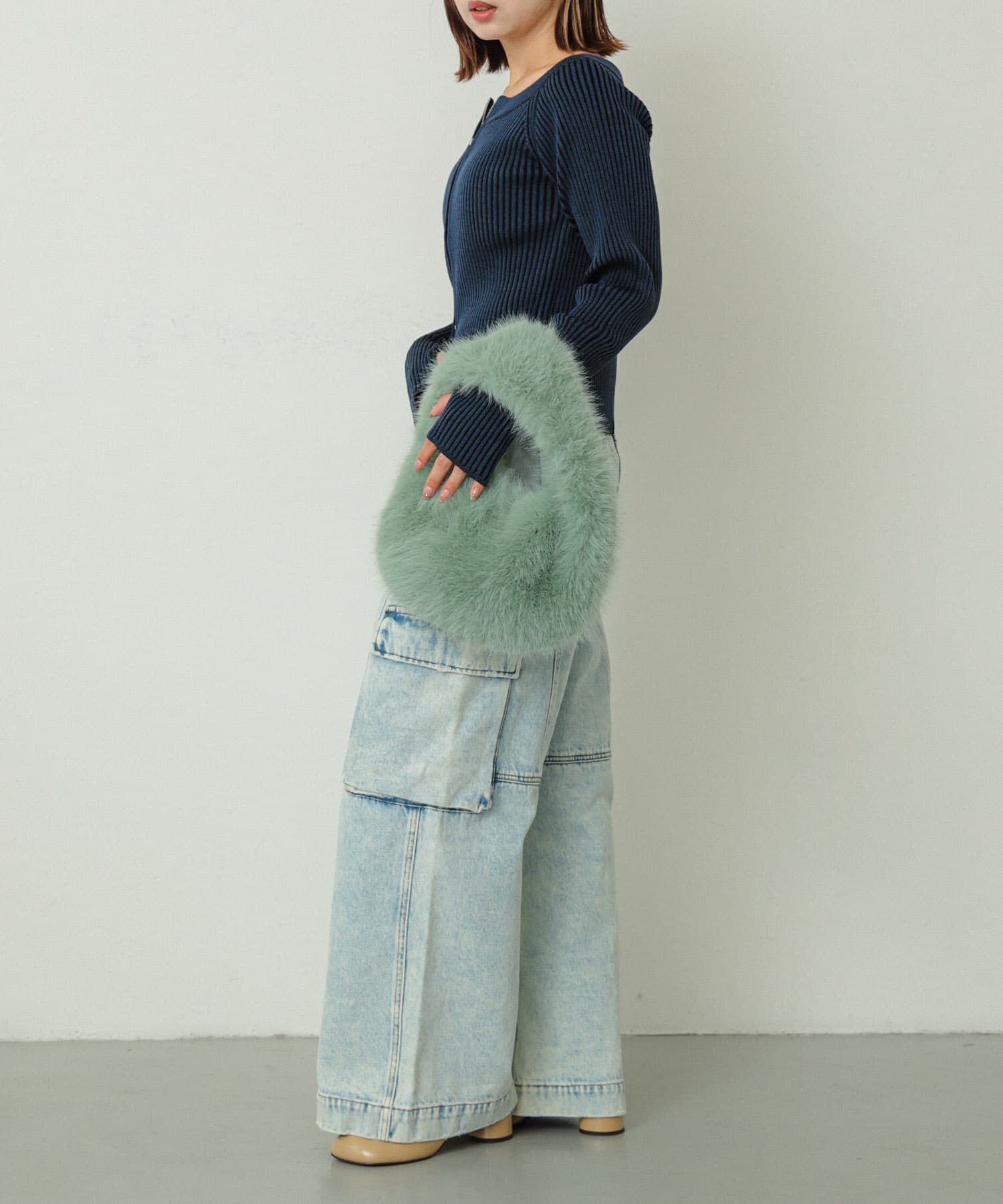 SENSE OF PLACE by URBAN RESEARCH「ファーラウンドバッグ」|ハンドバッグ|