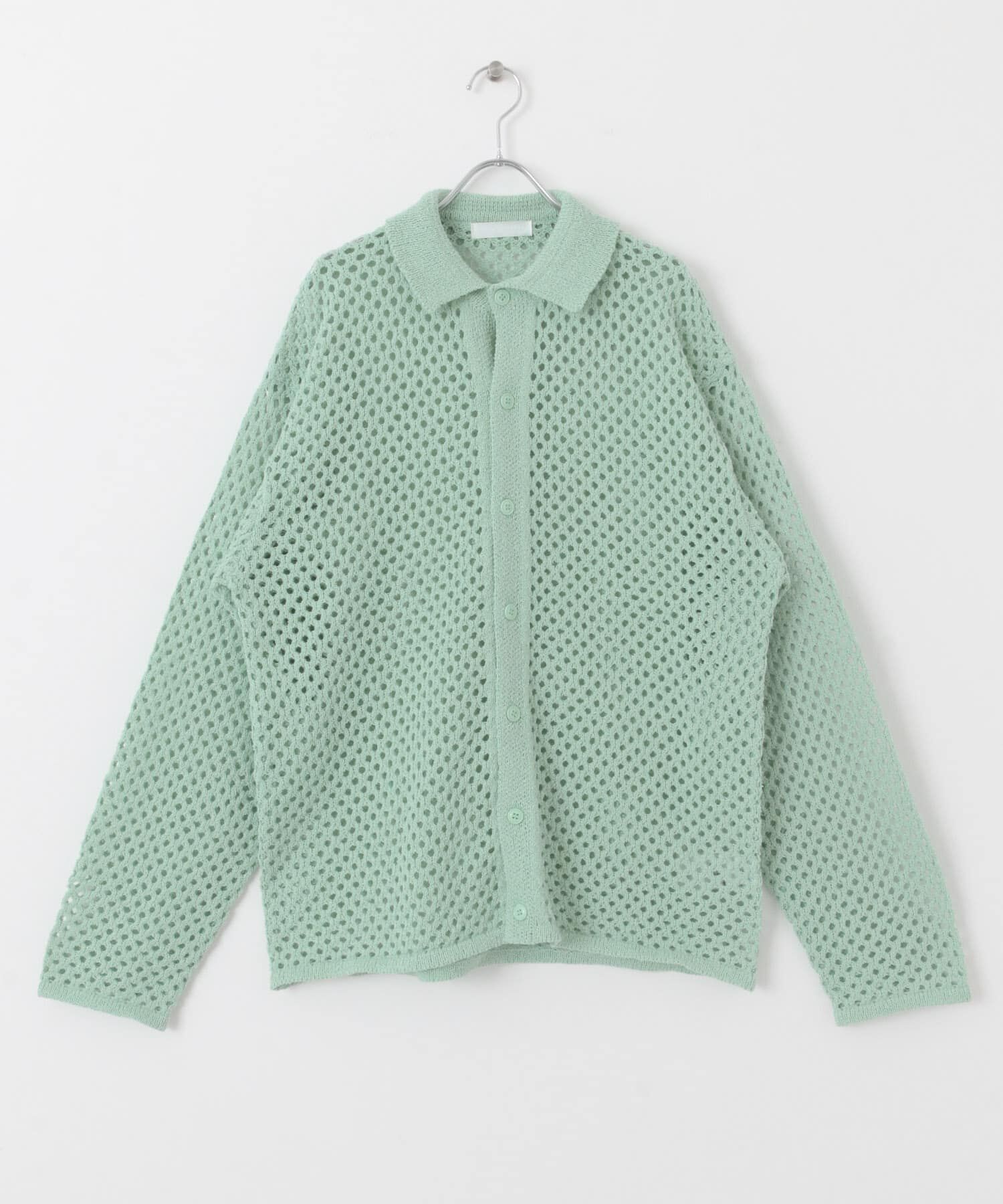 SENSE OF PLACE by URBAN RESEARCH「『ユニセックス』メッシュ衿付きカーディガン」|カーディガン|