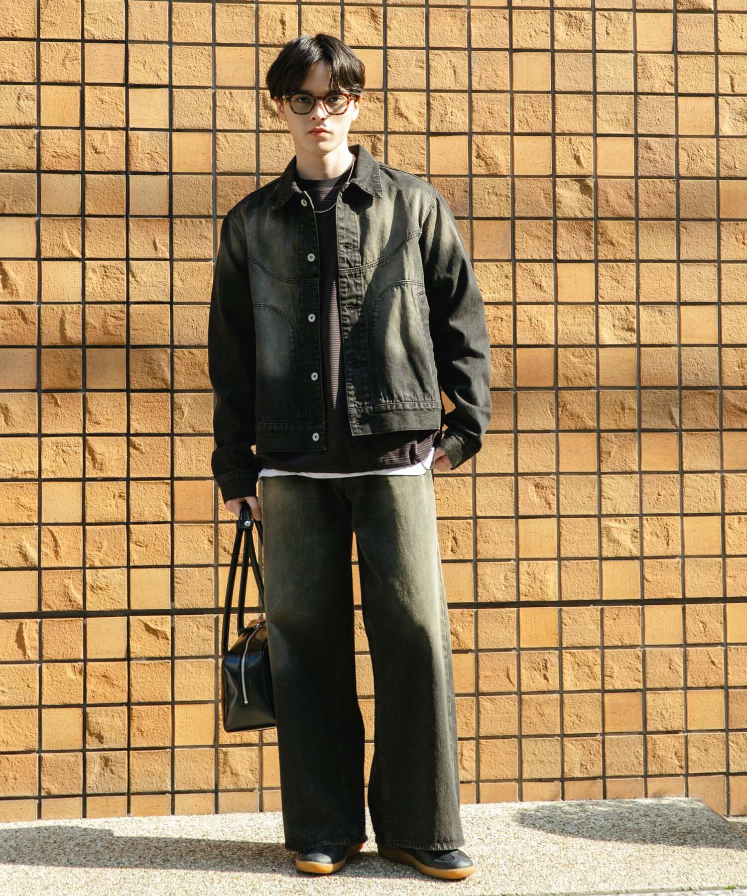 SENSE OF PLACE by URBAN RESEARCH「『ユニセックス』ヴィンテージライクデニムワイドパンツ」|デニム|