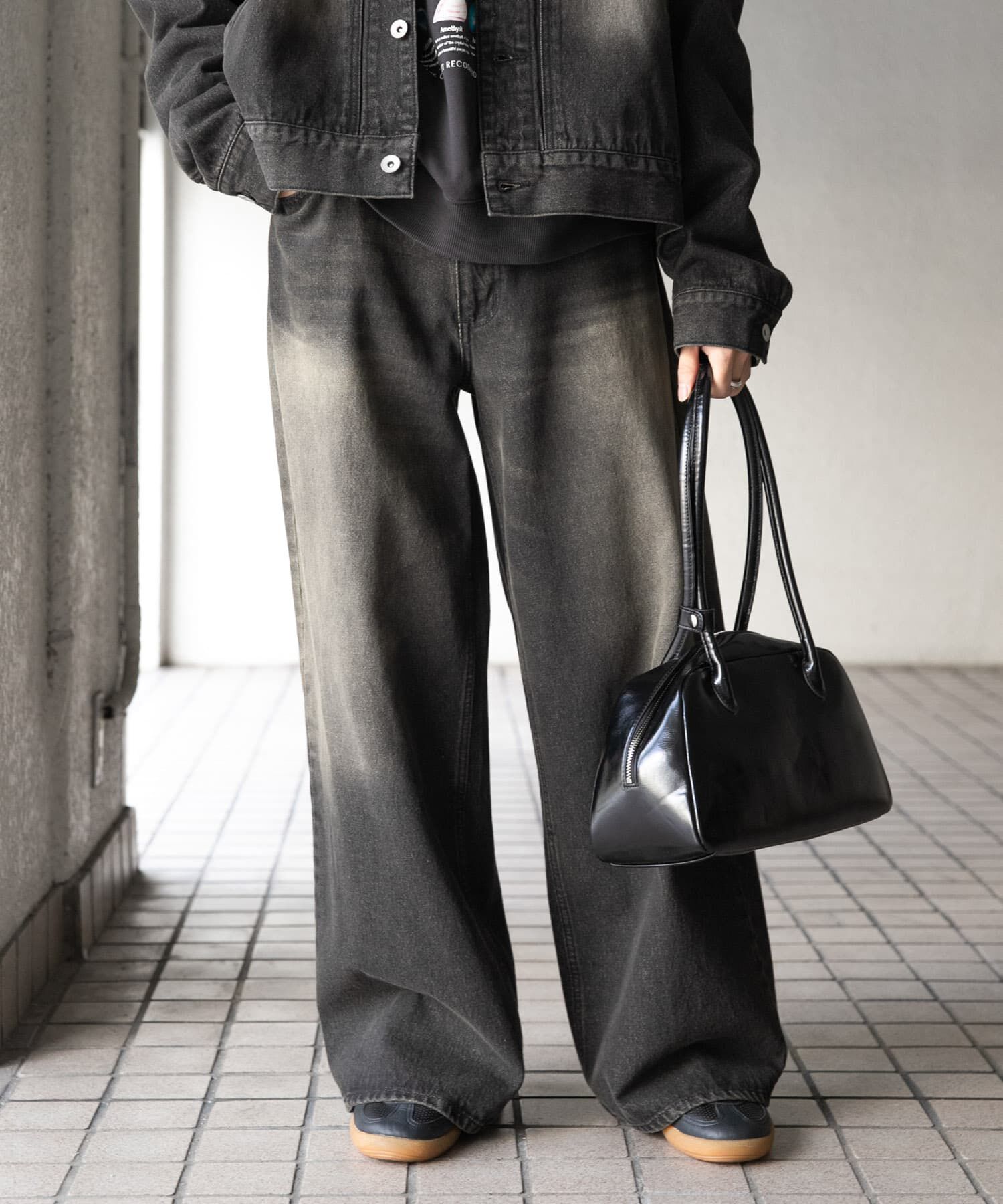 SENSE OF PLACE by URBAN RESEARCH「『ユニセックス』ヴィンテージライクデニムワイドパンツ」|デニム|