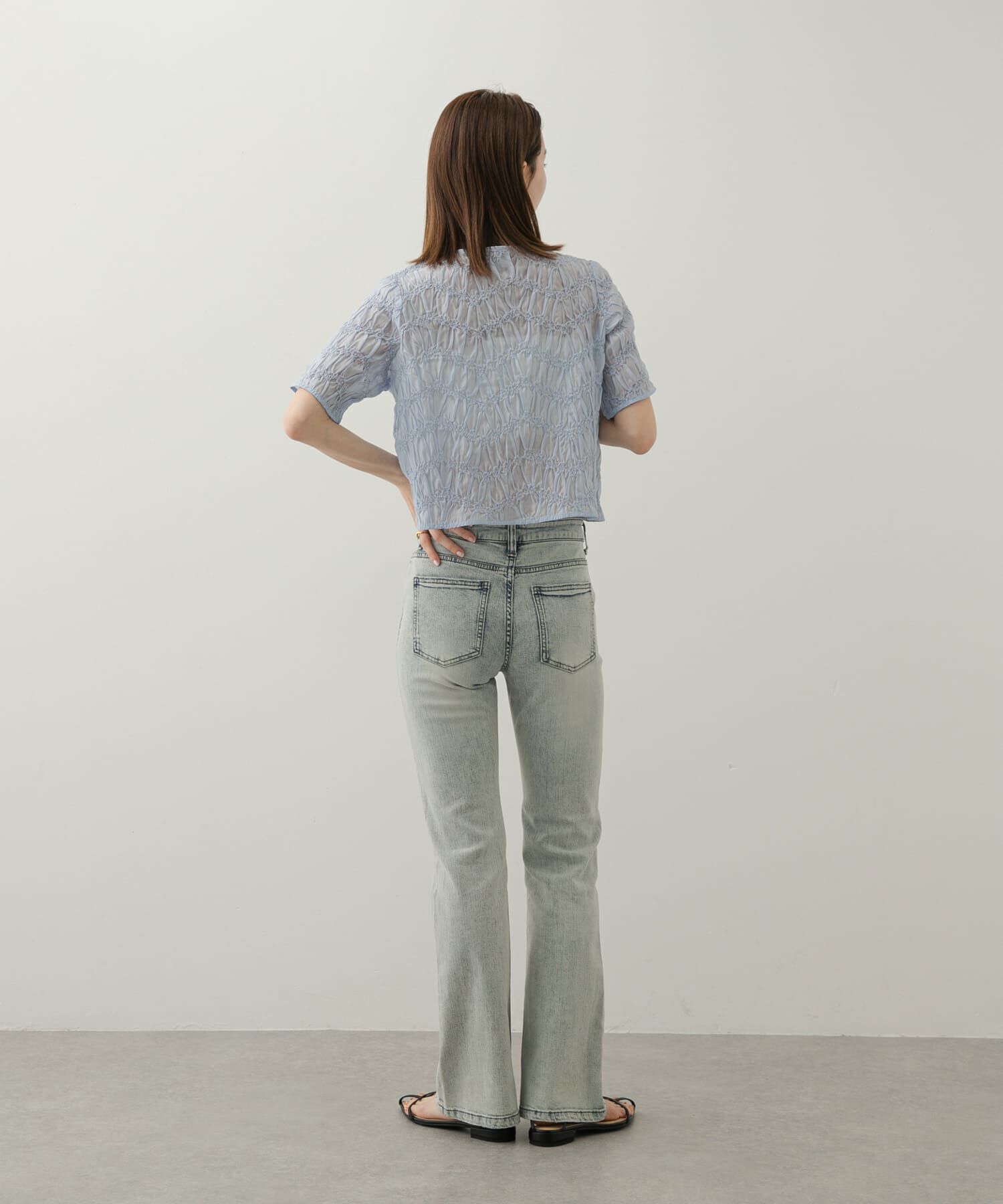 SENSE OF PLACE by URBAN RESEARCH「ローライズフレアデニムパンツ」|デニム|