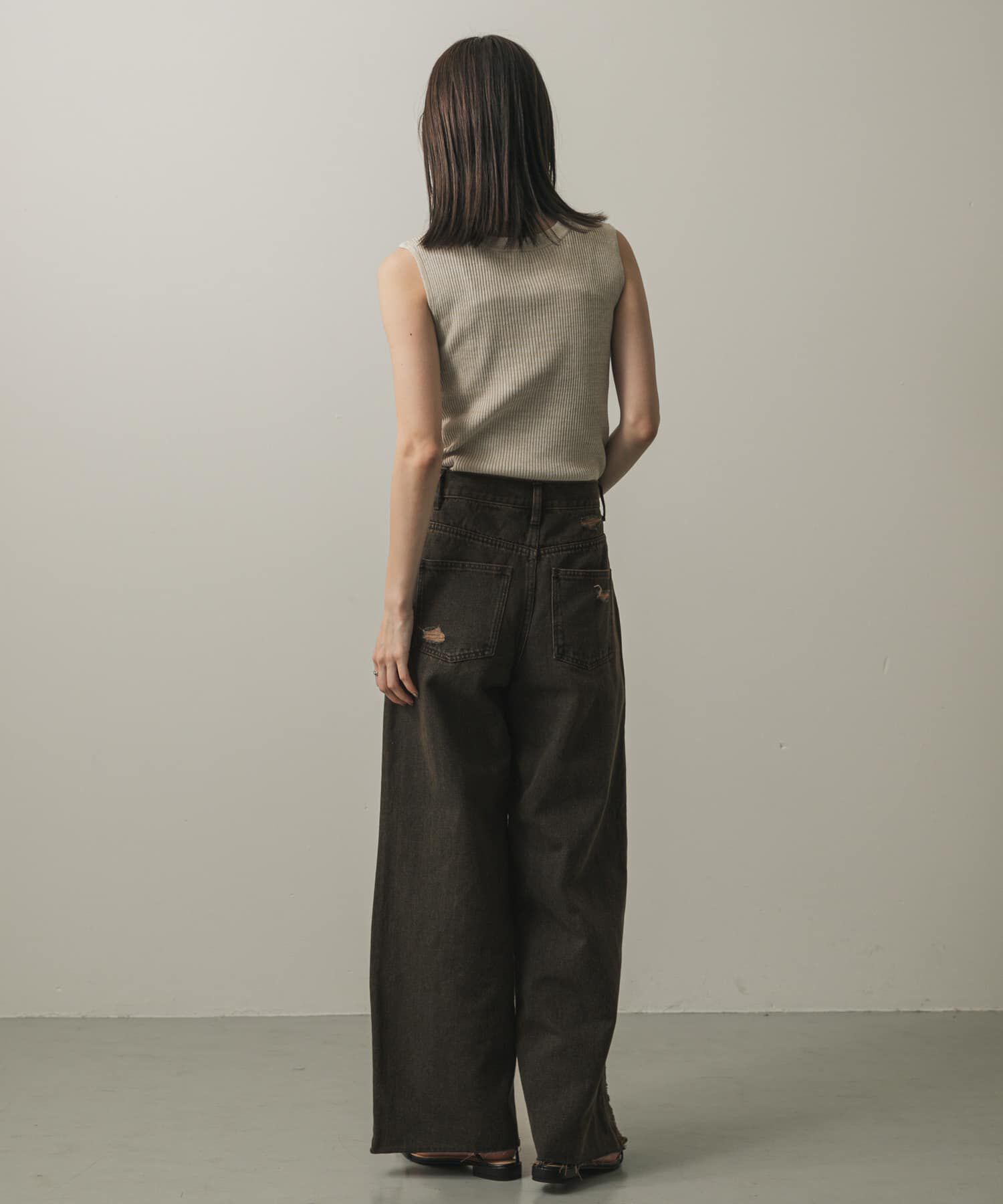 SENSE OF PLACE by URBAN RESEARCH「ダメージストレートデニム」|デニム|