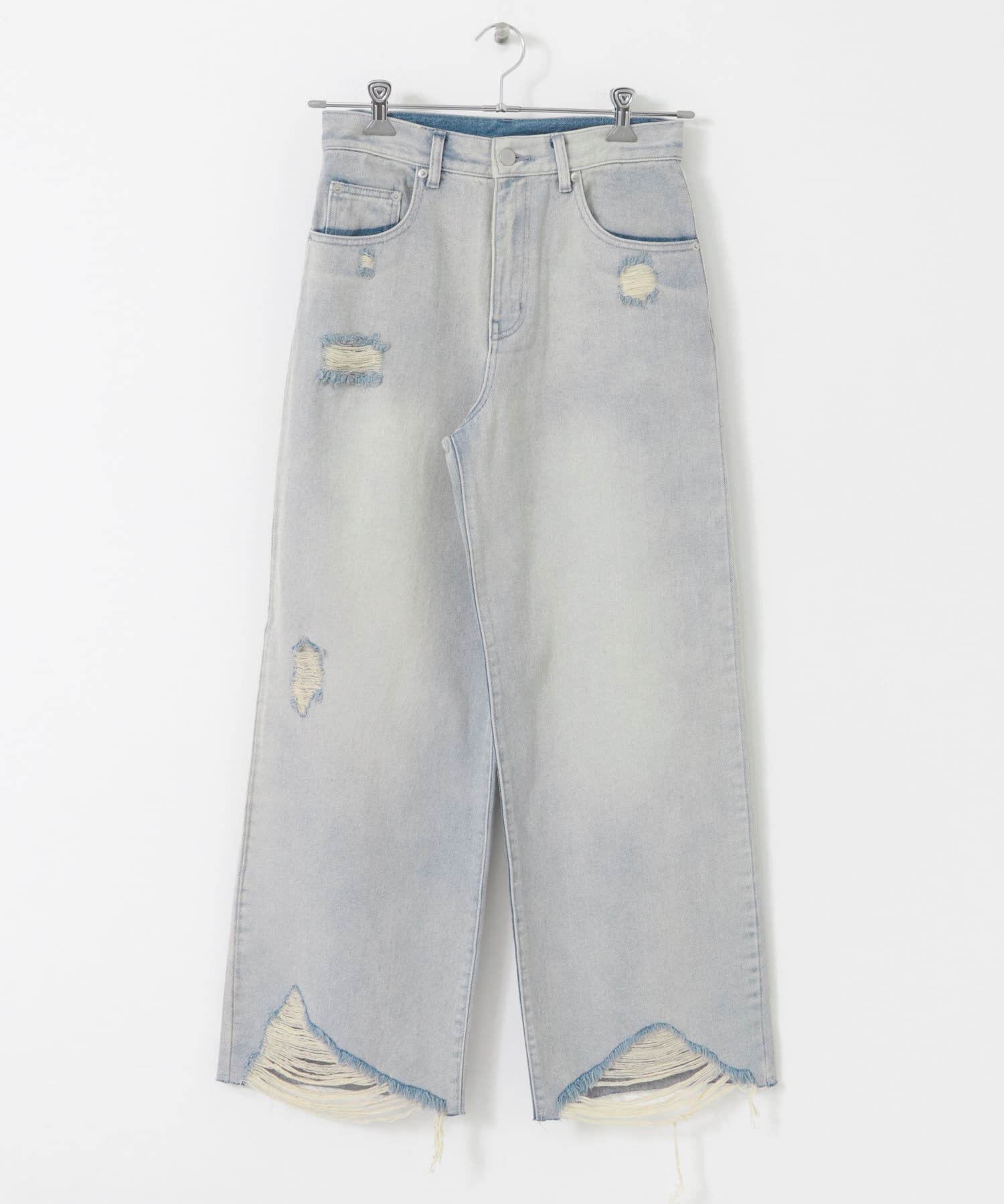 SENSE OF PLACE by URBAN RESEARCH「ダメージストレートデニム」|デニム|