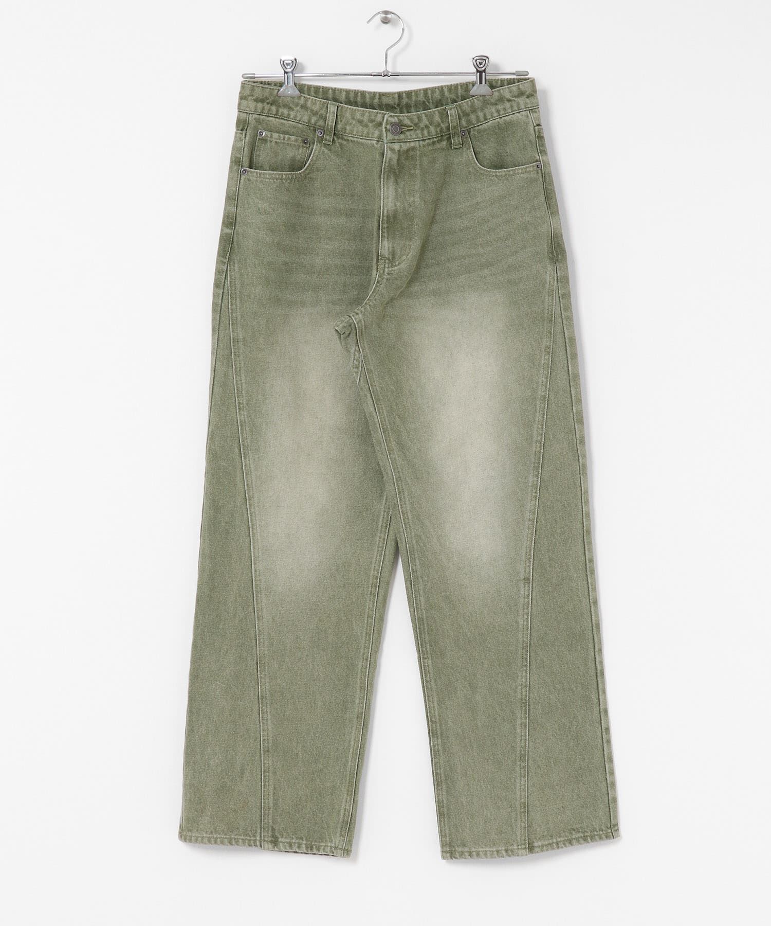 SENSE OF PLACE by URBAN RESEARCH「ツイストデニムワイドパンツ」|デニム|