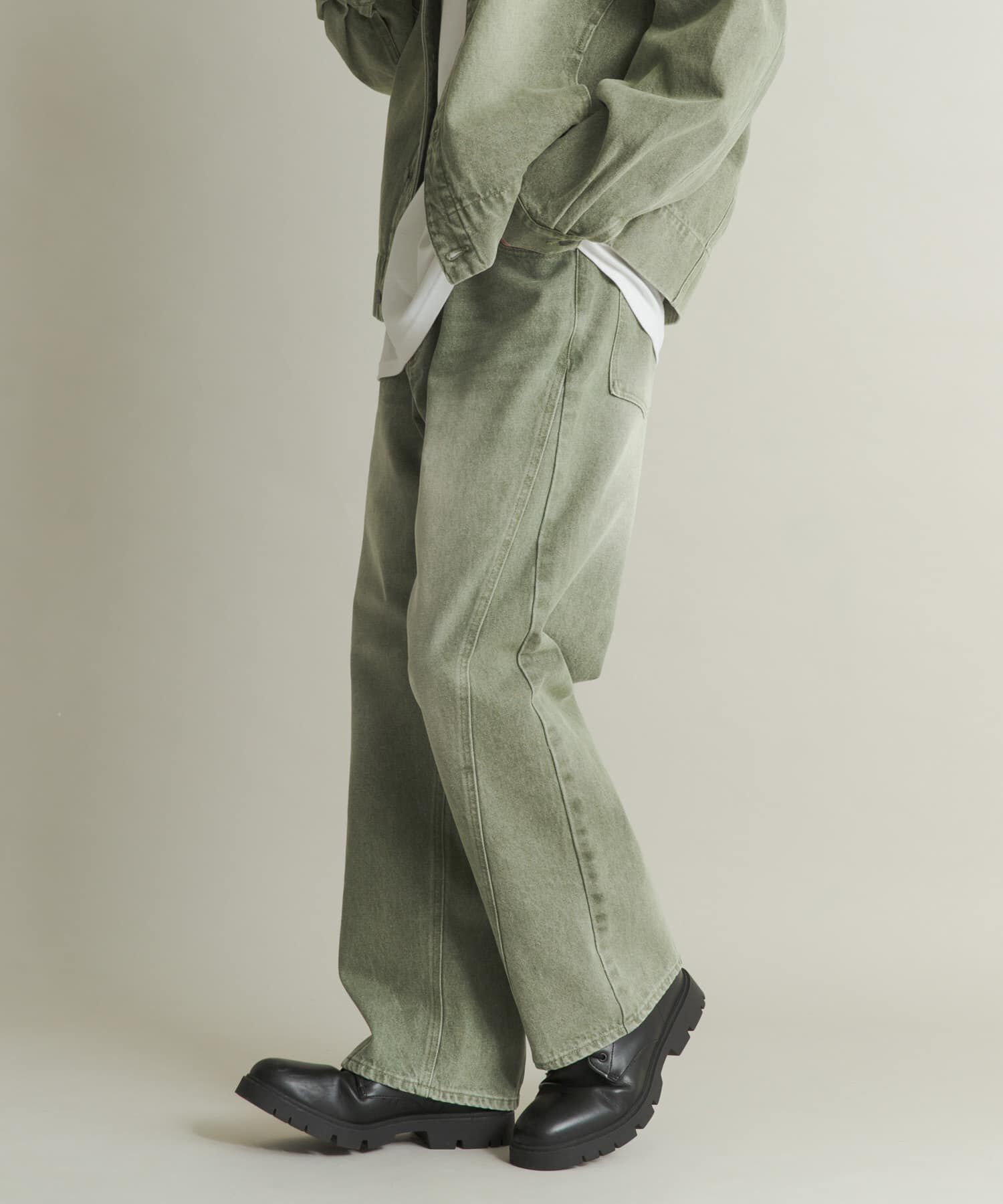 SENSE OF PLACE by URBAN RESEARCH「ツイストデニムワイドパンツ」|デニム|