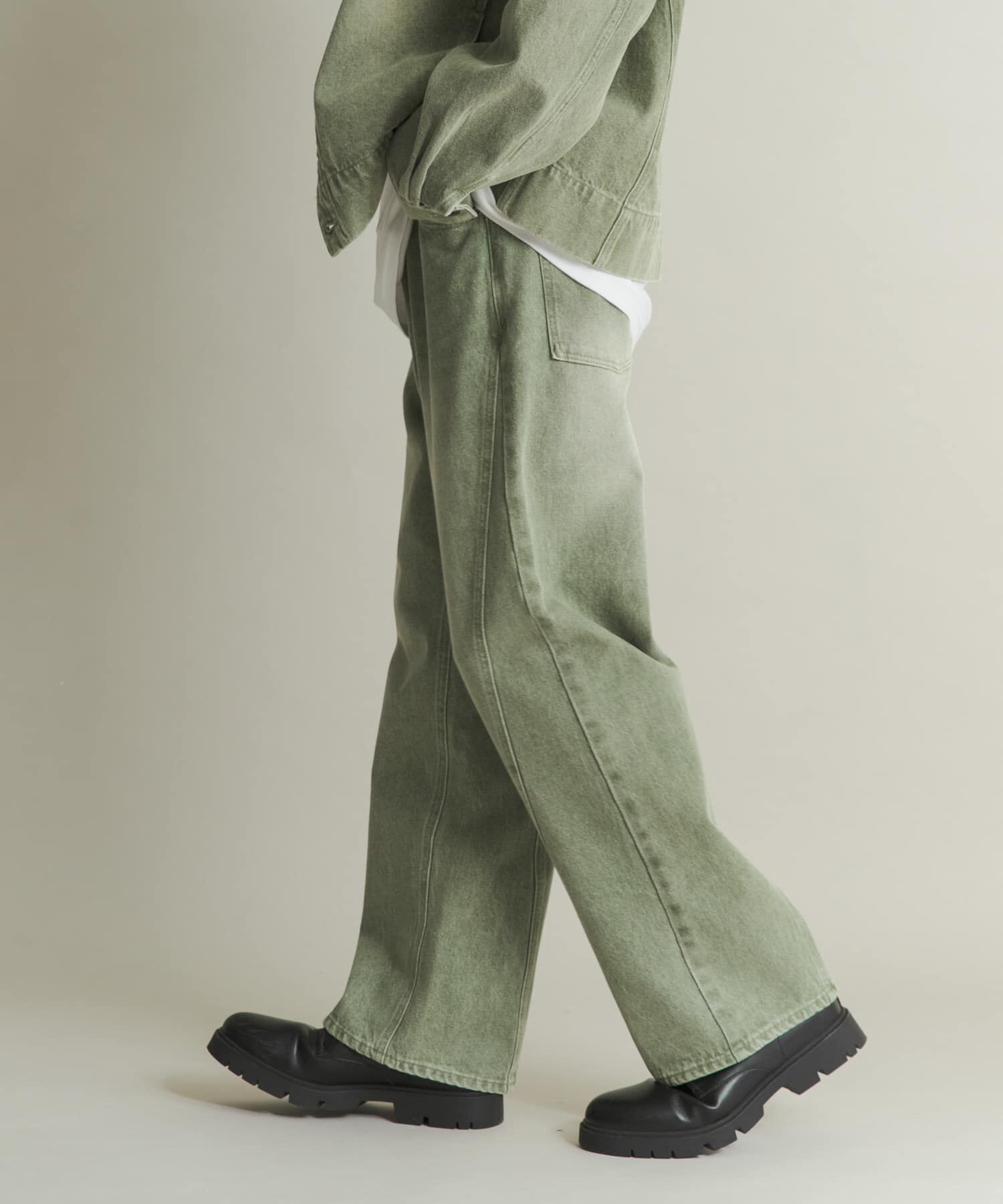 SENSE OF PLACE by URBAN RESEARCH「ツイストデニムワイドパンツ」|デニム|