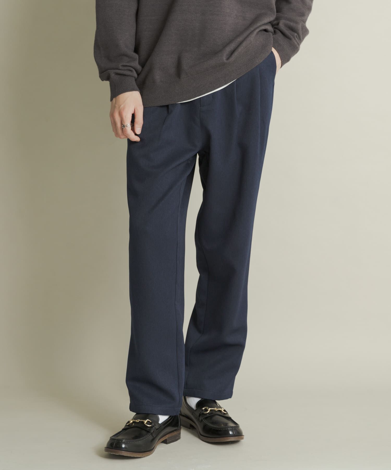 SENSE OF PLACE by URBAN RESEARCH「ウールライクダブルタックテーパードパンツ」|その他|