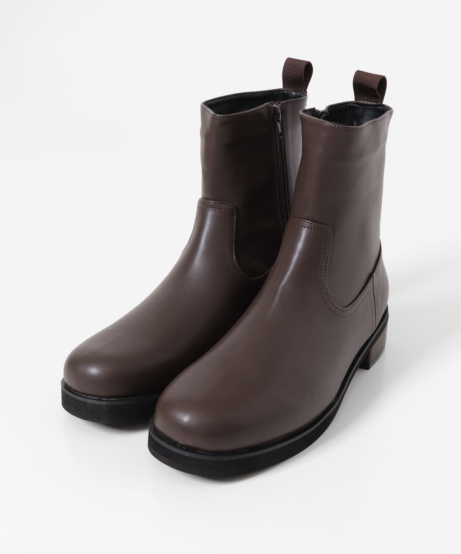 SENSE OF PLACE by URBAN RESEARCH「ラウンドトゥサイドジップブーツ」|ショートブーツ|