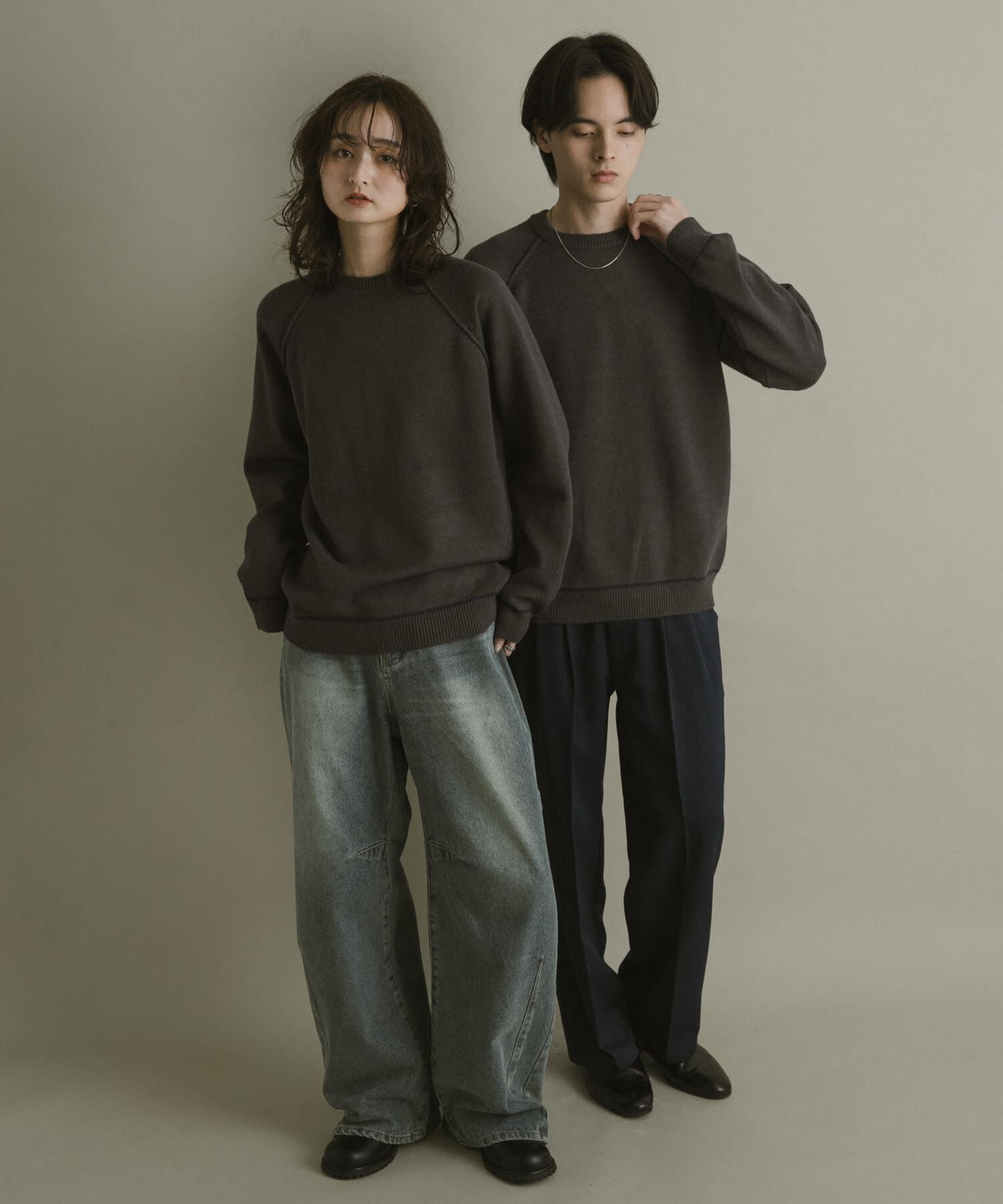 SENSE OF PLACE by URBAN RESEARCH「『一部WEB限定ｶﾗｰ』『洗濯可/毛玉防止』ｽﾄﾚｯﾁﾊｲｼｮｸﾗｲﾝﾆ」|ニット・セーター|