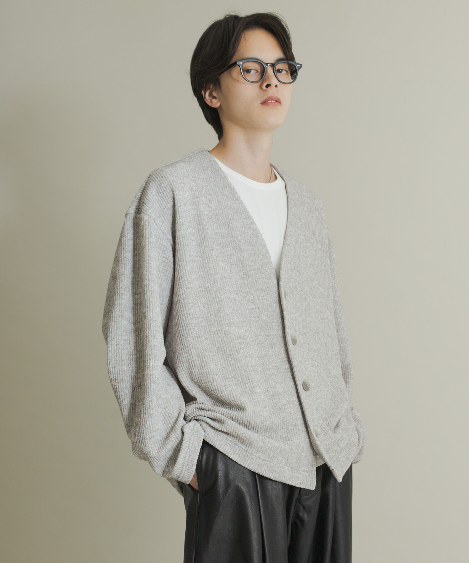 SENSE OF PLACE by URBAN RESEARCH「ウールタッチジャージカーディガン」|カーディガン|
