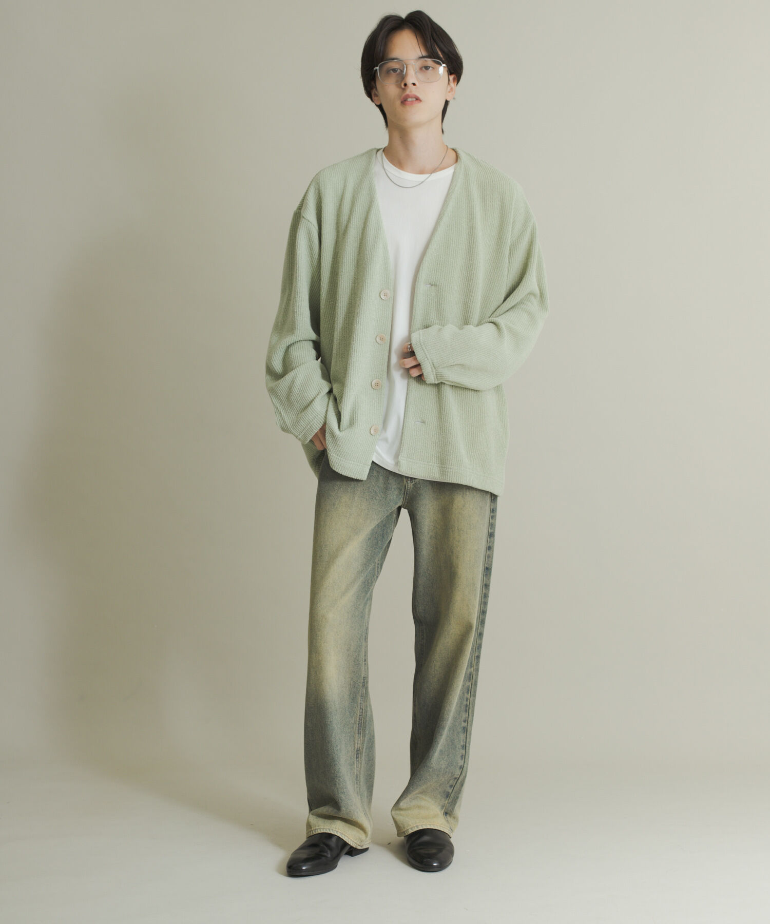 SENSE OF PLACE by URBAN RESEARCH「ウールタッチジャージカーディガン」|カーディガン|