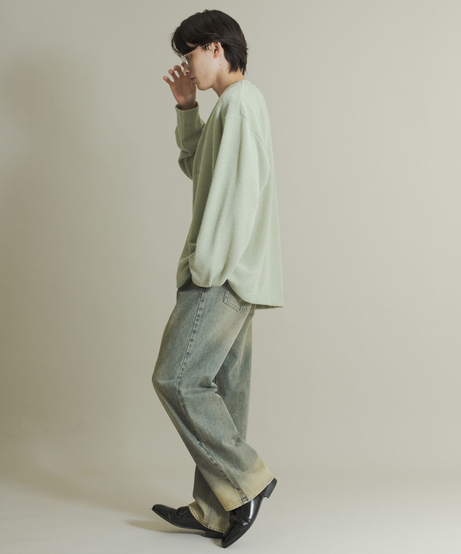 SENSE OF PLACE by URBAN RESEARCH「ウールタッチジャージカーディガン」|カーディガン|