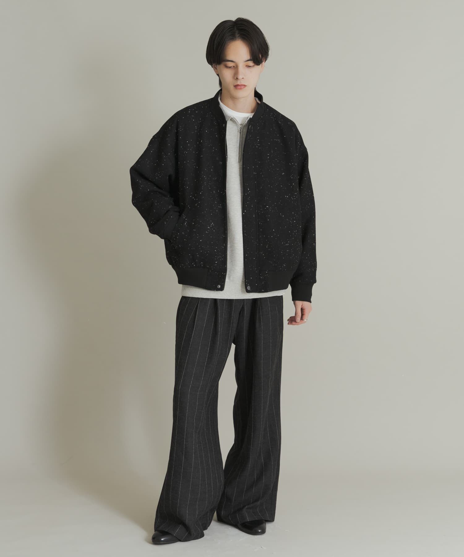 SENSE OF PLACE by URBAN RESEARCH「ウールタッチネップブルゾン」|ブルゾン・スタジャン|