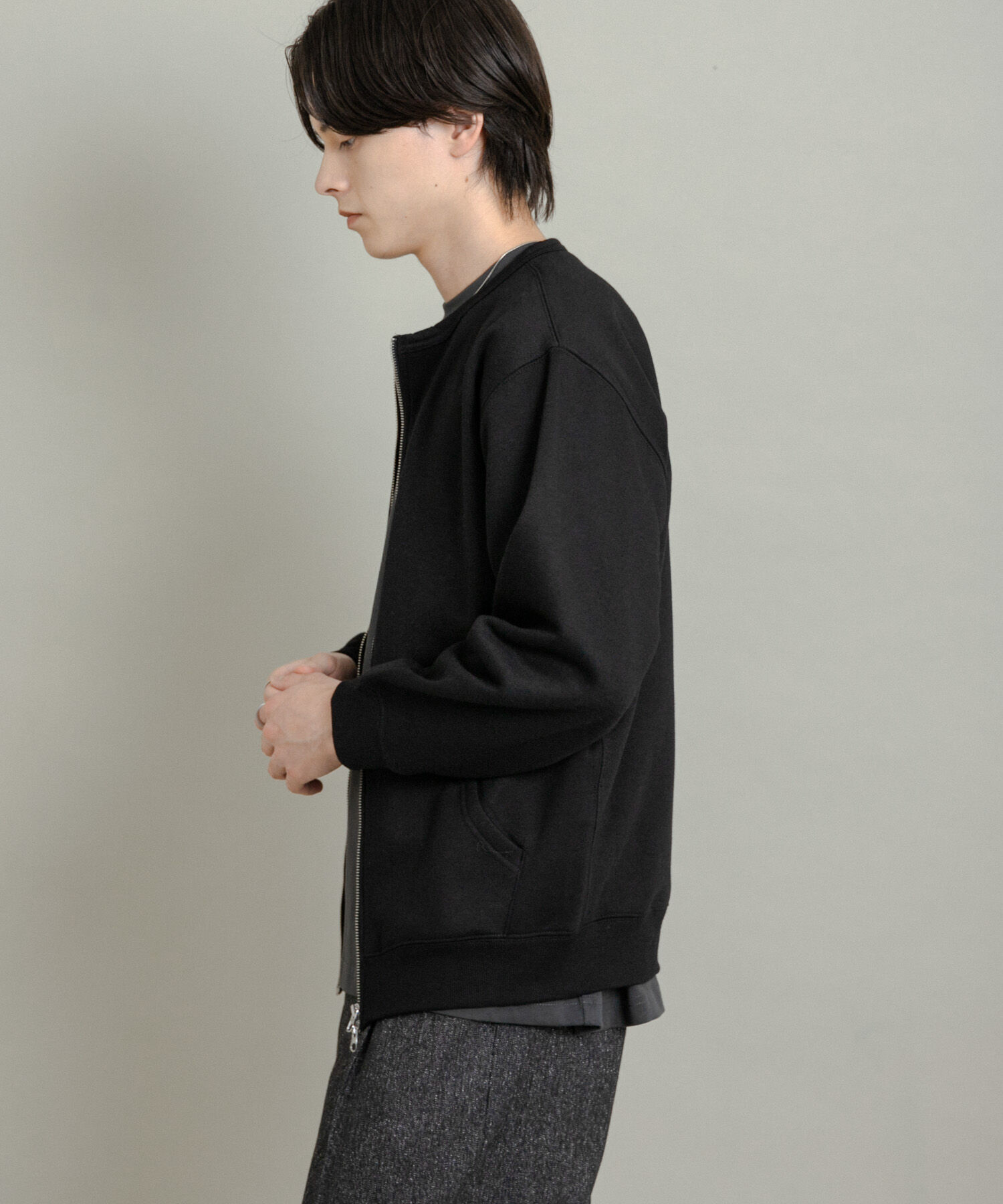 SENSE OF PLACE by URBAN RESEARCH「ウラキモウクルーネックジップスウェット」|スウェット・ジャージ|