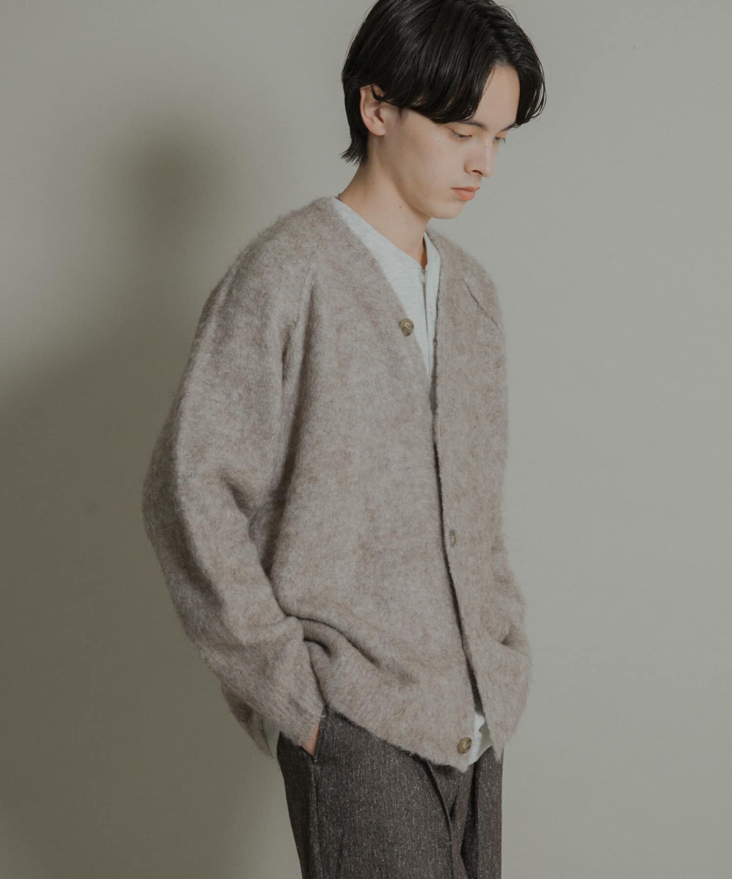 SENSE OF PLACE by URBAN RESEARCH「ブークレVネックカーディガン」|カーディガン|