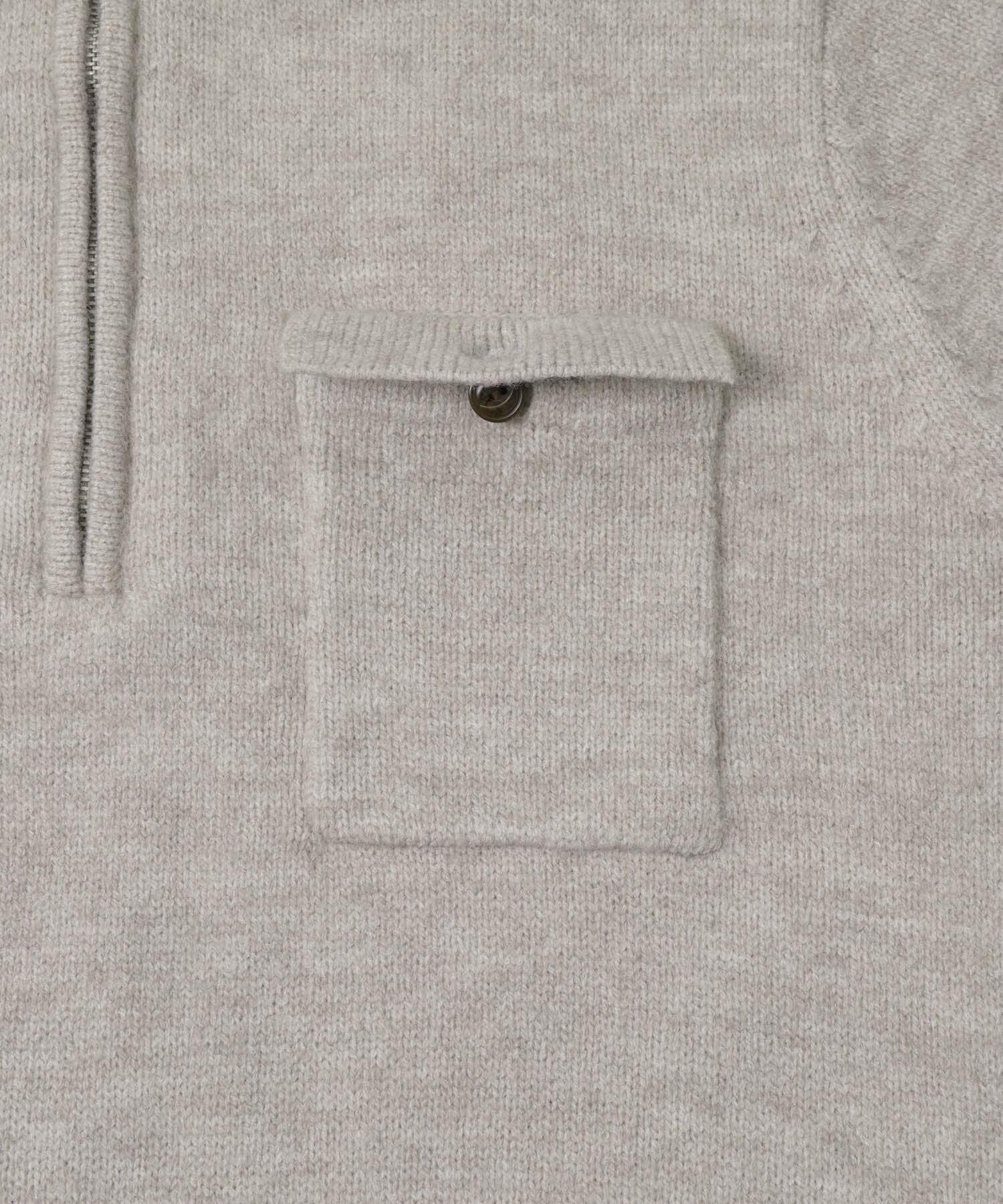 SENSE OF PLACE by URBAN RESEARCH「『洗濯可』ダブルポケットハーフジップニット」|ニット・セーター|