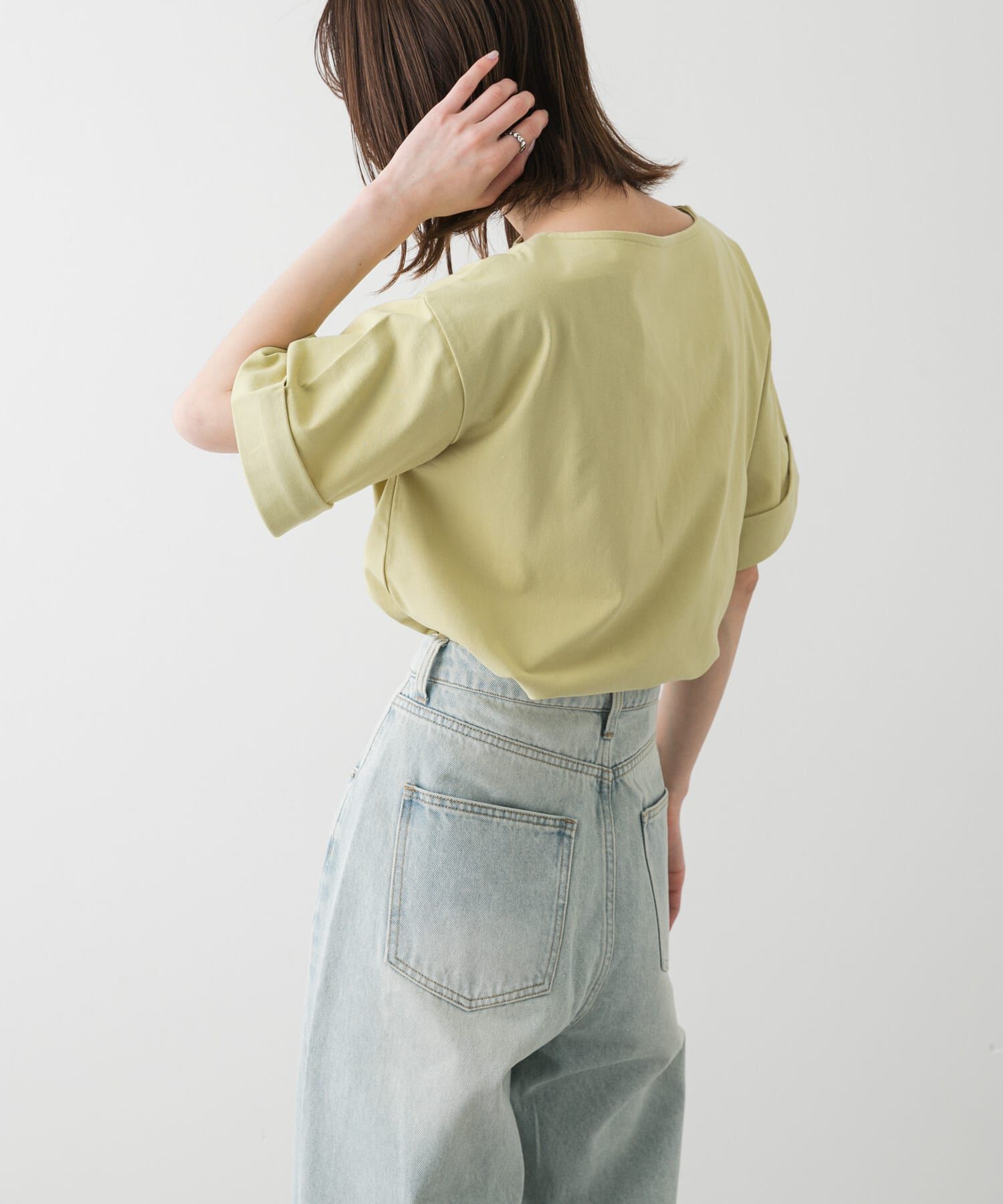 SENSE OF PLACE by URBAN RESEARCH「『UR TECH』ロールスリーブTシャツ(半袖)」|Tシャツ・カットソー|