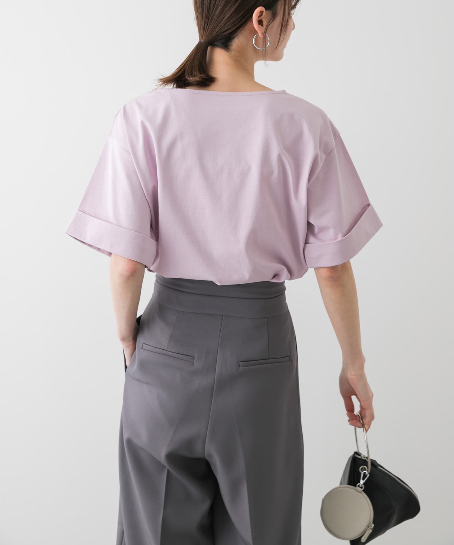 SENSE OF PLACE by URBAN RESEARCH「『UR TECH』ロールスリーブTシャツ(半袖)」|Tシャツ・カットソー|