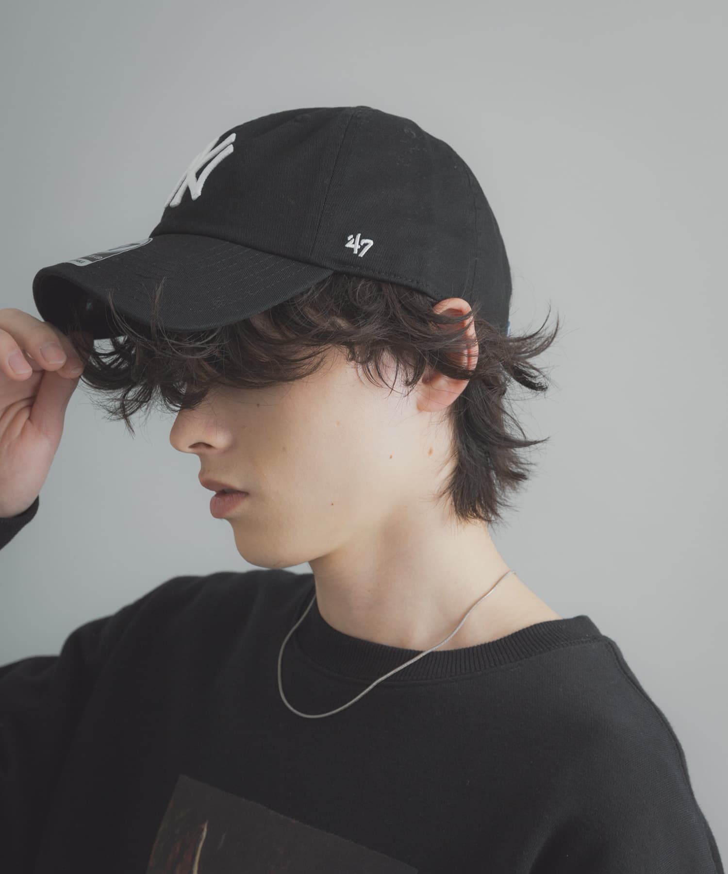 SENSE OF PLACE by URBAN RESEARCH「『WEB/一部店舗限定』FORTY SEVEN　47 CLEAN UP YANKEES」|キャップ・キャスケット|