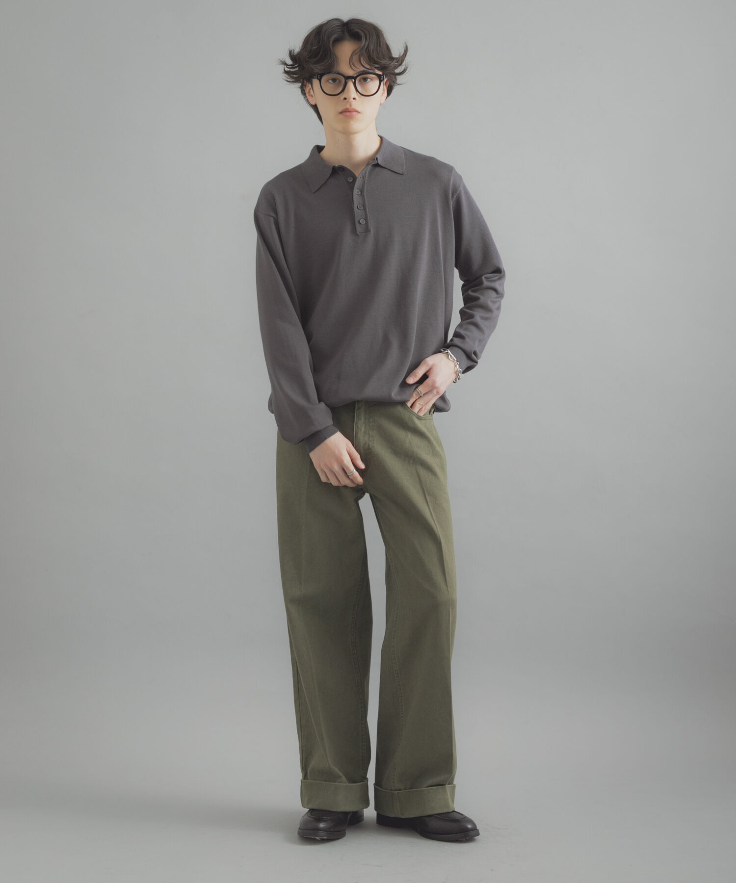 SENSE OF PLACE by URBAN RESEARCH「『洗濯可/防花粉』SKINProofニットポロシャツ」|ニット・セーター|