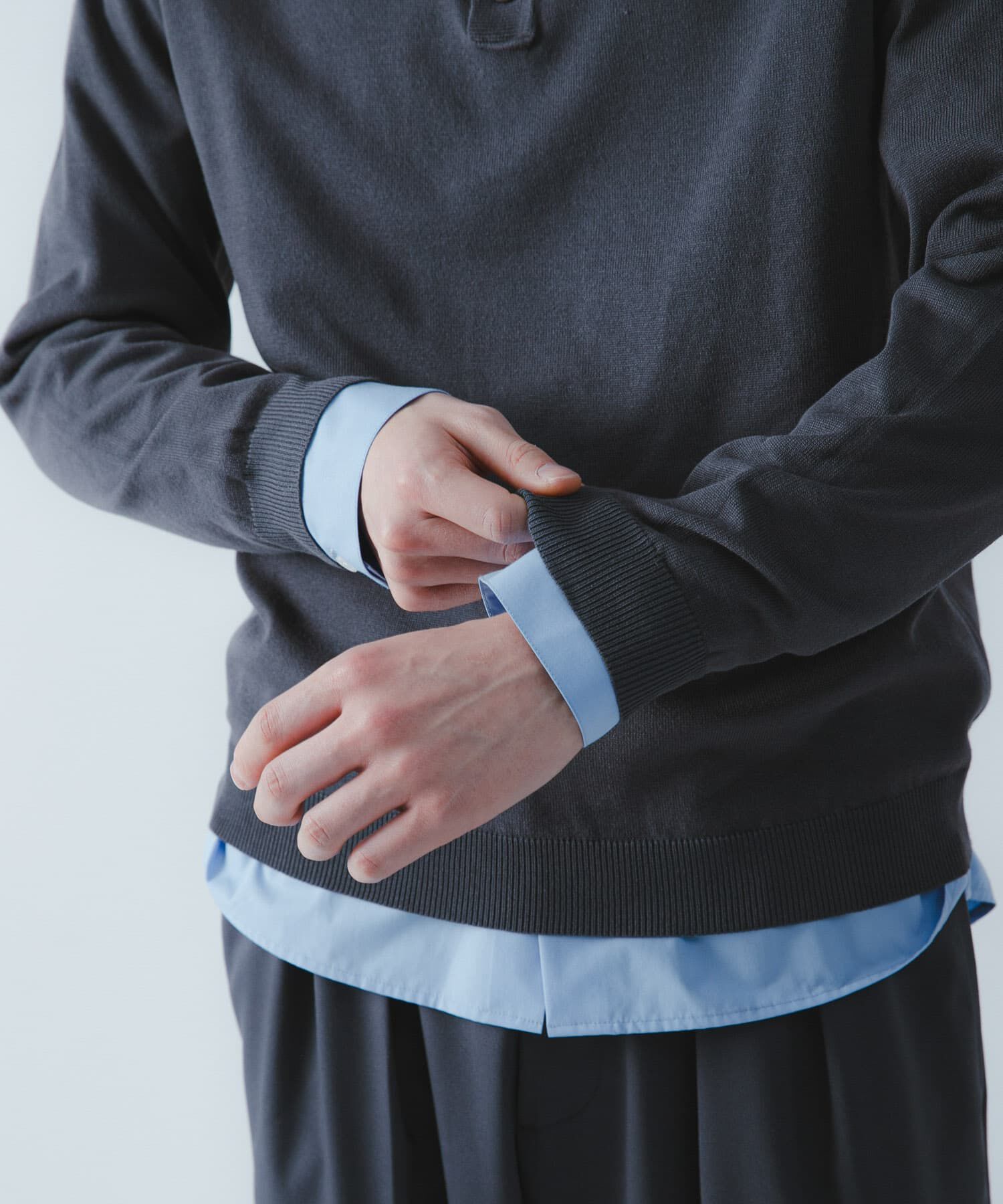 SENSE OF PLACE by URBAN RESEARCH「『洗濯可/防花粉』SKINProofニットポロシャツ」|ニット・セーター|