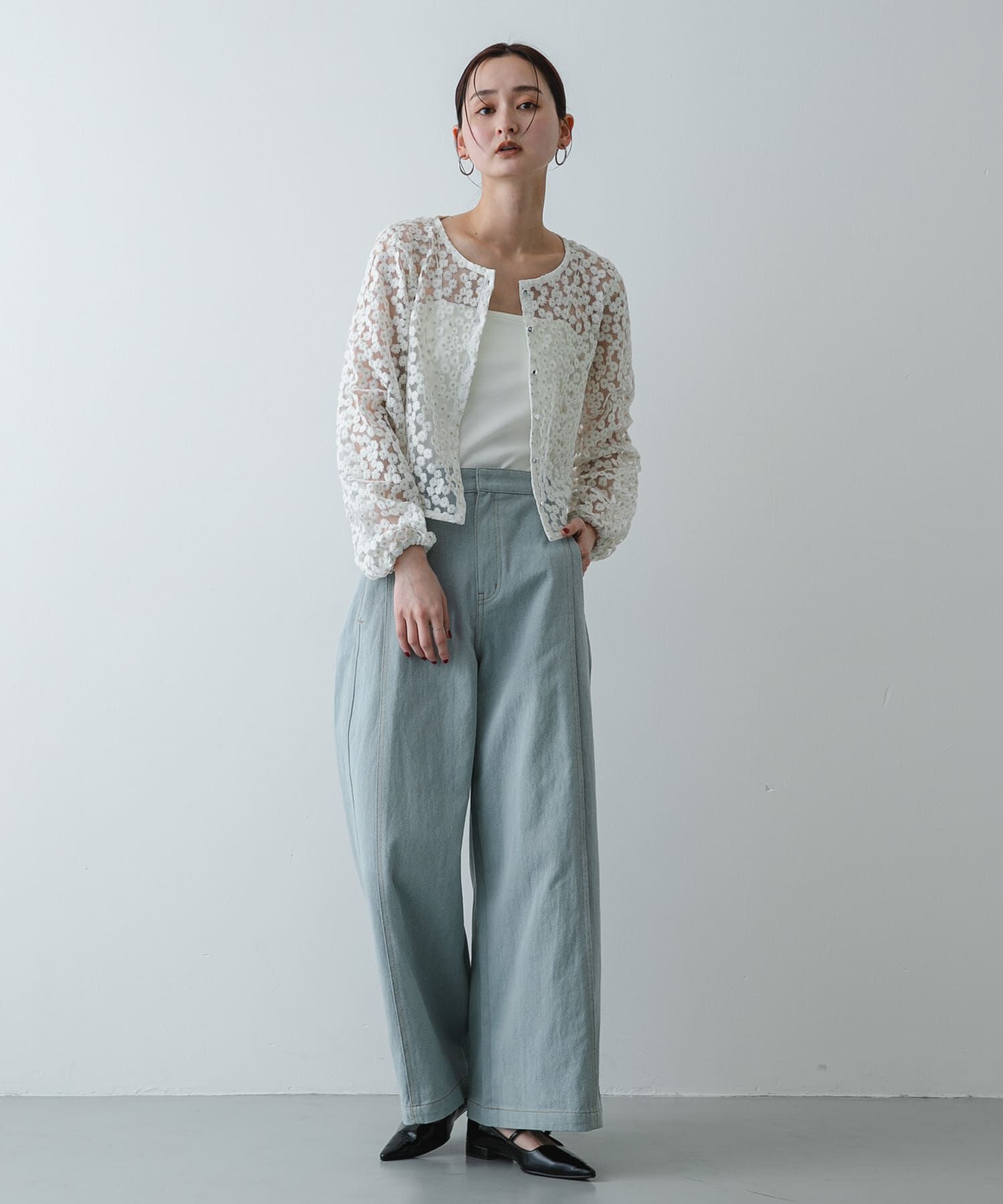 SENSE OF PLACE by URBAN RESEARCH「デニムライクスラックス」|デニム|