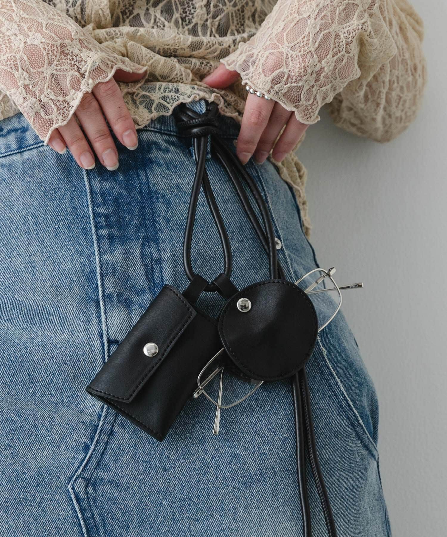 SENSE OF PLACE by URBAN RESEARCH「コンビカラーポーチツキベルト」|ベルト|