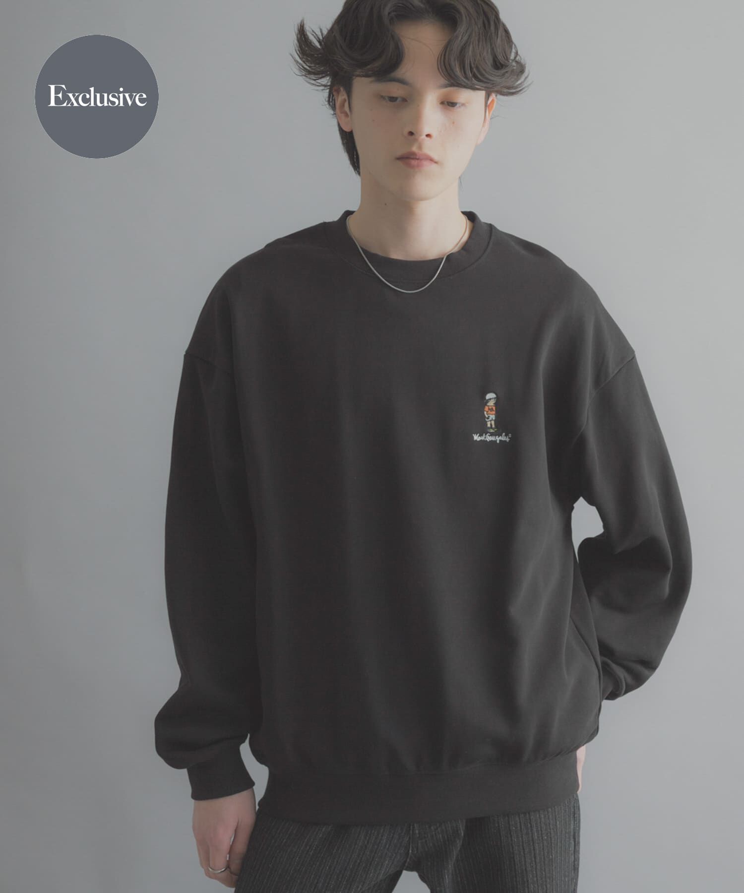 SENSE OF PLACE by URBAN RESEARCH「『別注』MARK GONZALES&times;SENSE OF PLACE　スウェット」|スウェット・ジャージ|ブラック