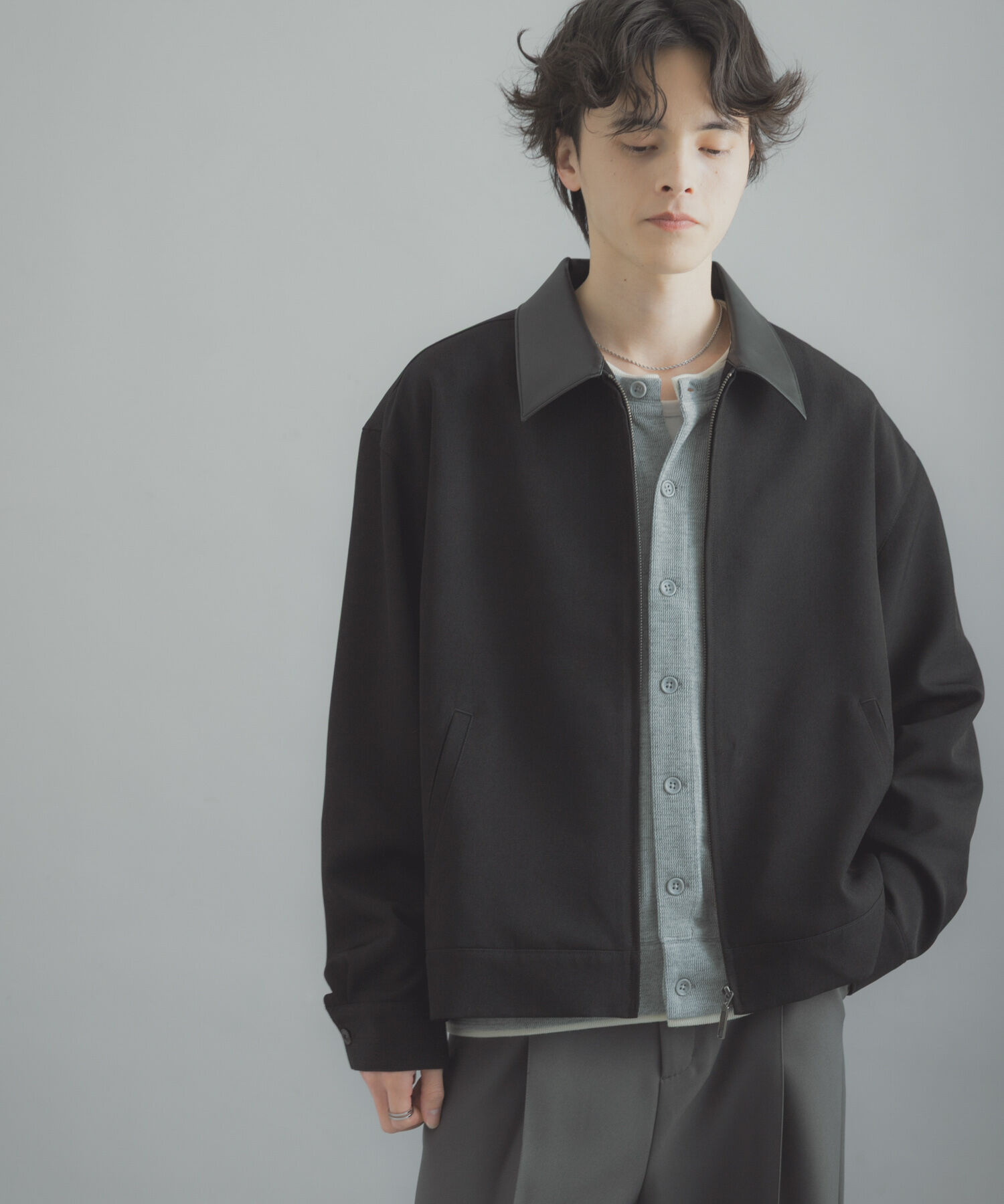 SENSE OF PLACE by URBAN RESEARCH「FLカラージップブルゾン」|ブルゾン・スタジャン|