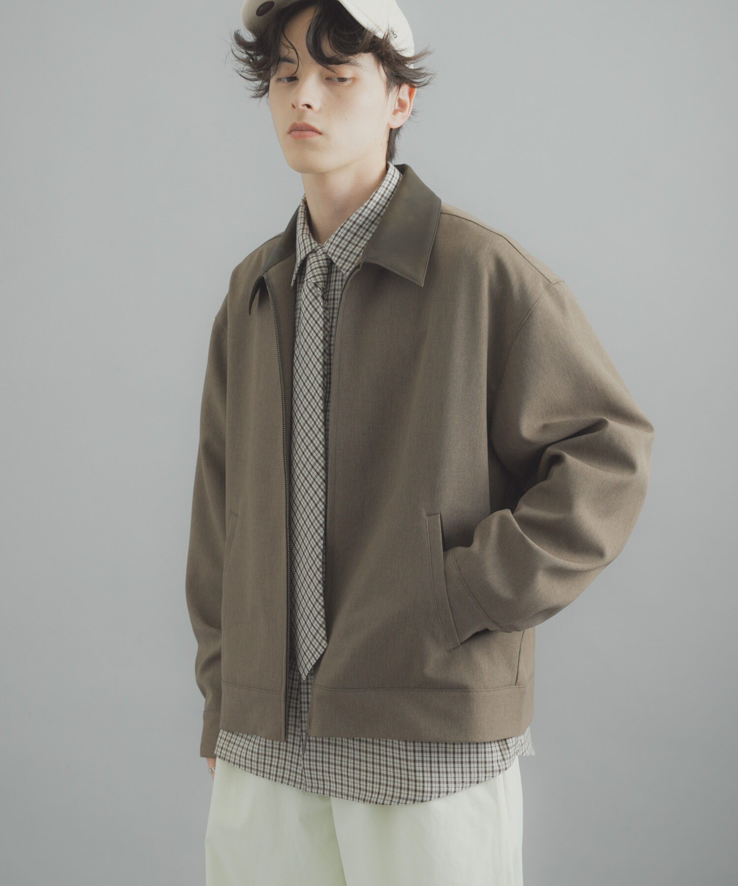 SENSE OF PLACE by URBAN RESEARCH「FLカラージップブルゾン」|ブルゾン・スタジャン|