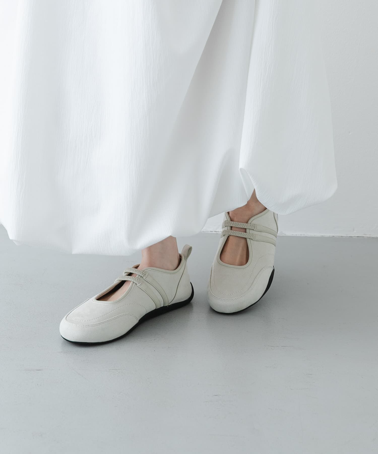 SENSE OF PLACE by URBAN RESEARCH「フラットソールバレエスニーカー」|バレエシューズ|