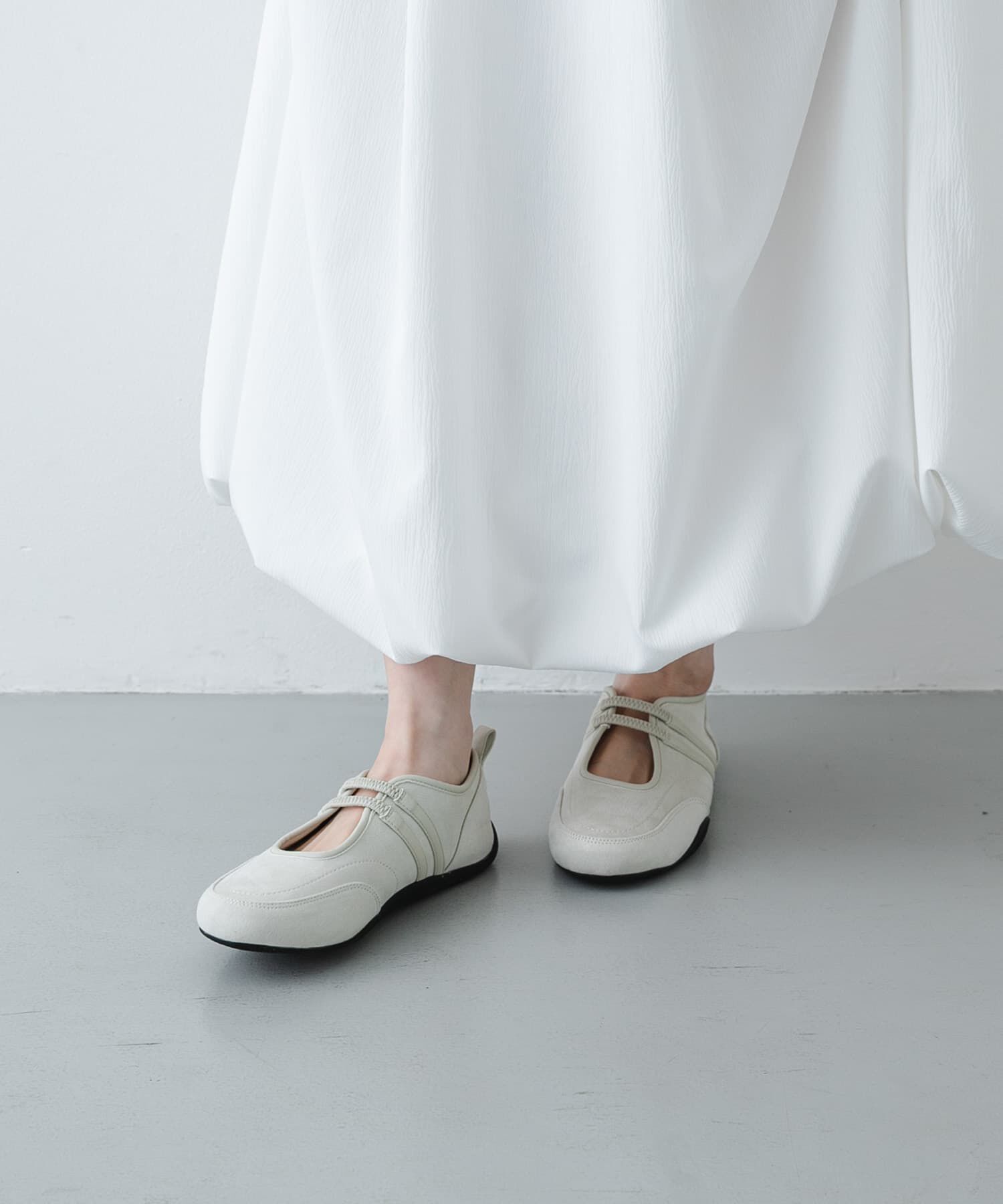 SENSE OF PLACE by URBAN RESEARCH「フラットソールバレエスニーカー」|バレエシューズ|