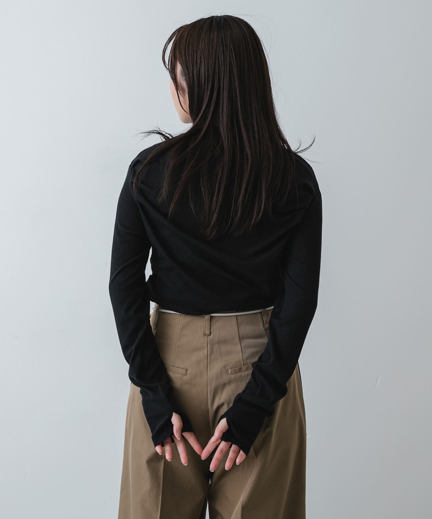 SENSE OF PLACE by URBAN RESEARCH「シアードレープリブトップ」|Tシャツ・カットソー|