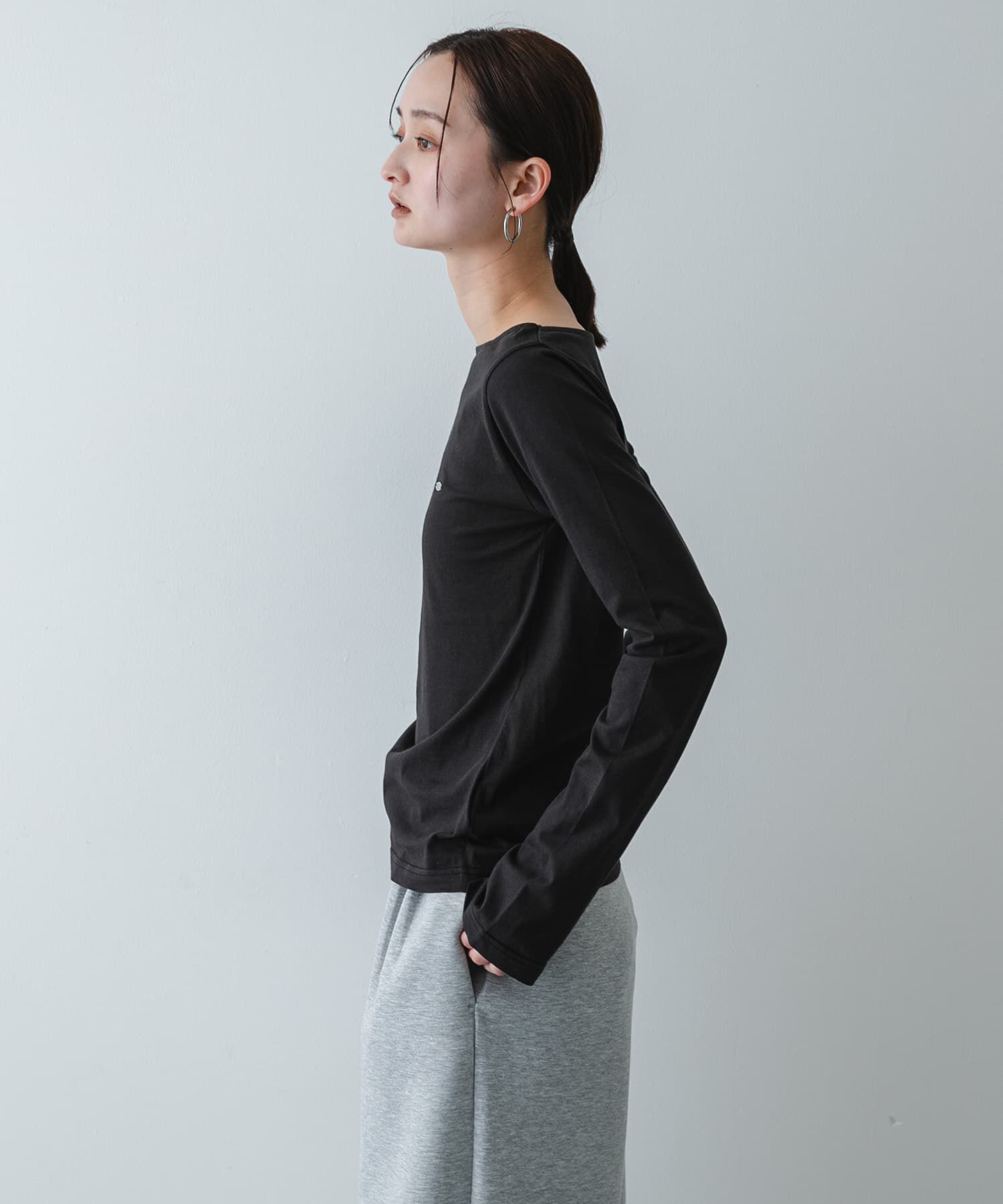 SENSE OF PLACE by URBAN RESEARCH「ストレートボートネックシアーTシャツ」|Tシャツ・カットソー|