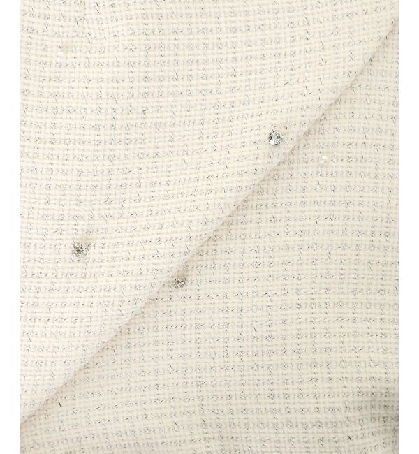  「&infin;ビジュー付き台形ミニスカパン」|台形|