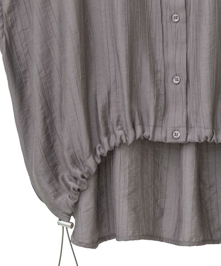 earth music&ecology「裾ドロストフレンチスリーブシャツ」|シャツ・ブラウス|