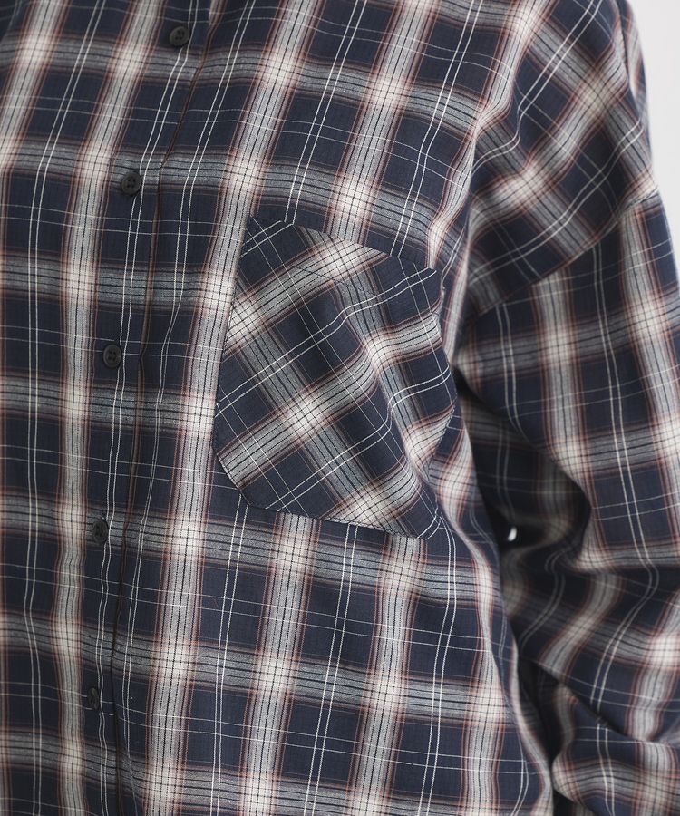 earth music&ecology「マルチウェイチェックシャツ」|シャツ・ブラウス|