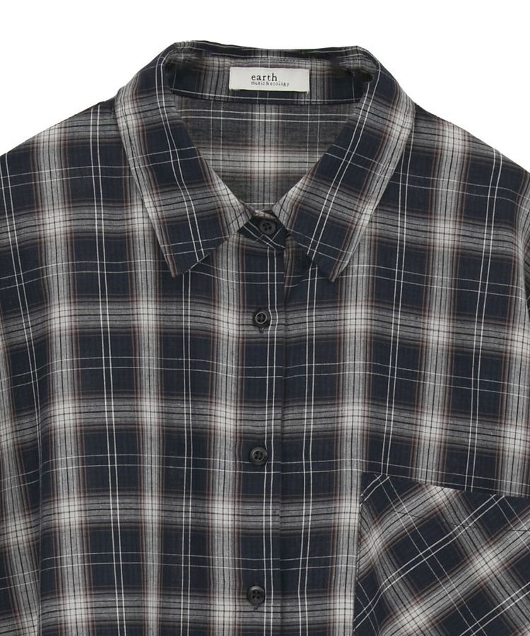 earth music&ecology「マルチウェイチェックシャツ」|シャツ・ブラウス|