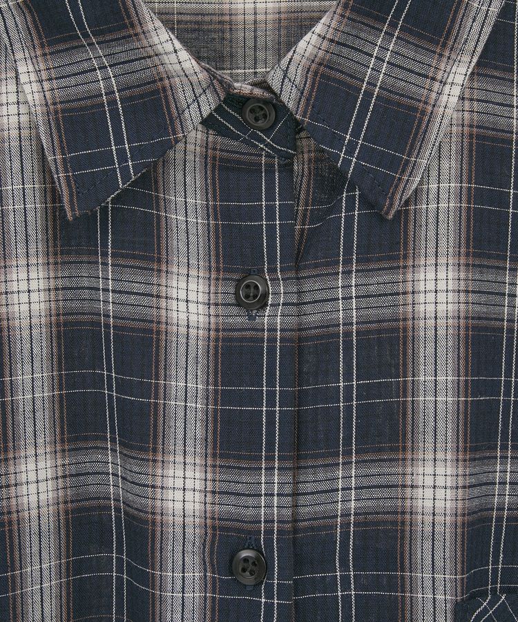 earth music&ecology「マルチウェイチェックシャツ」|シャツ・ブラウス|